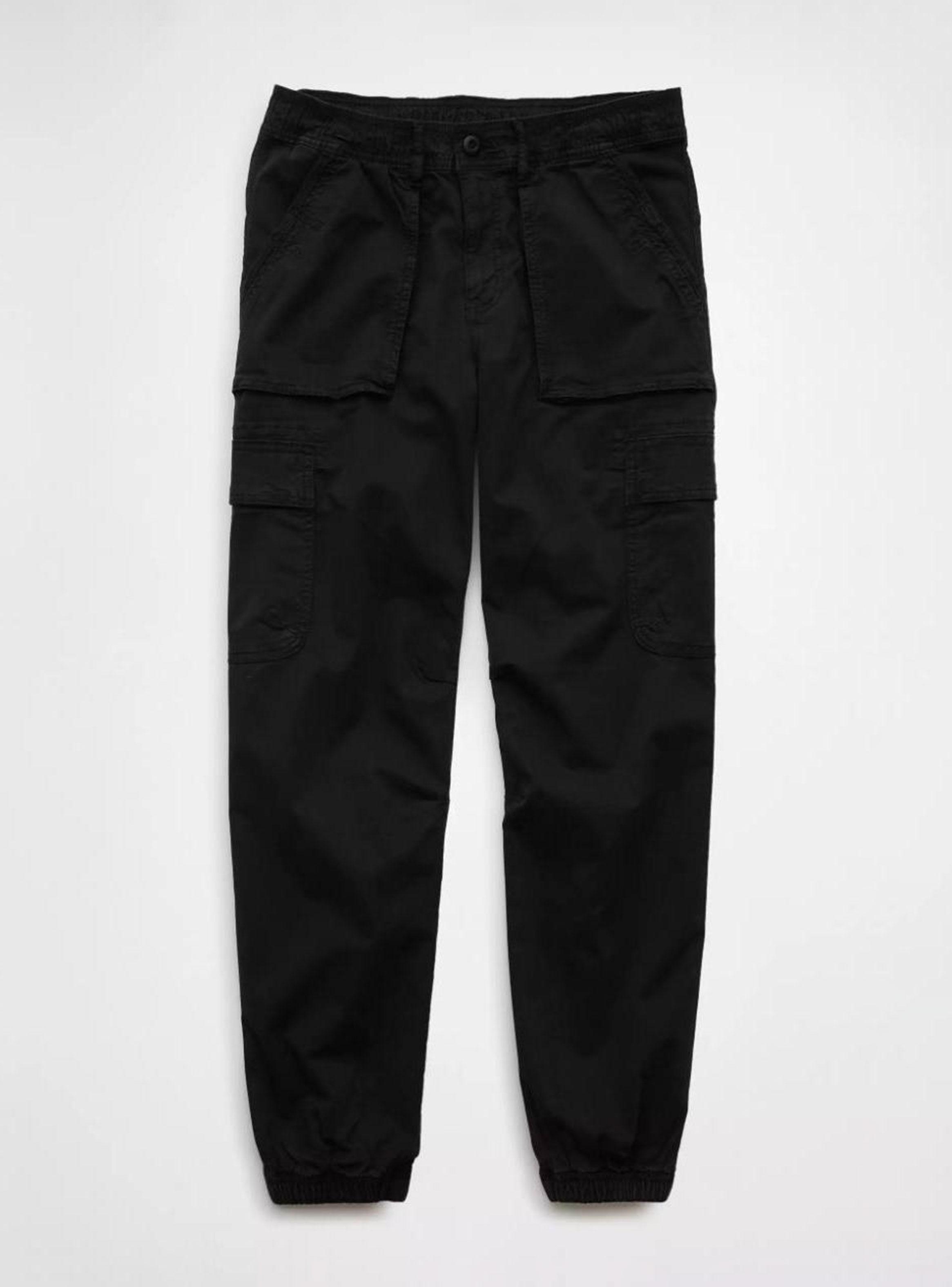 Pantalón Jogger Carga Holgado de Cintura Alta Stretch-2