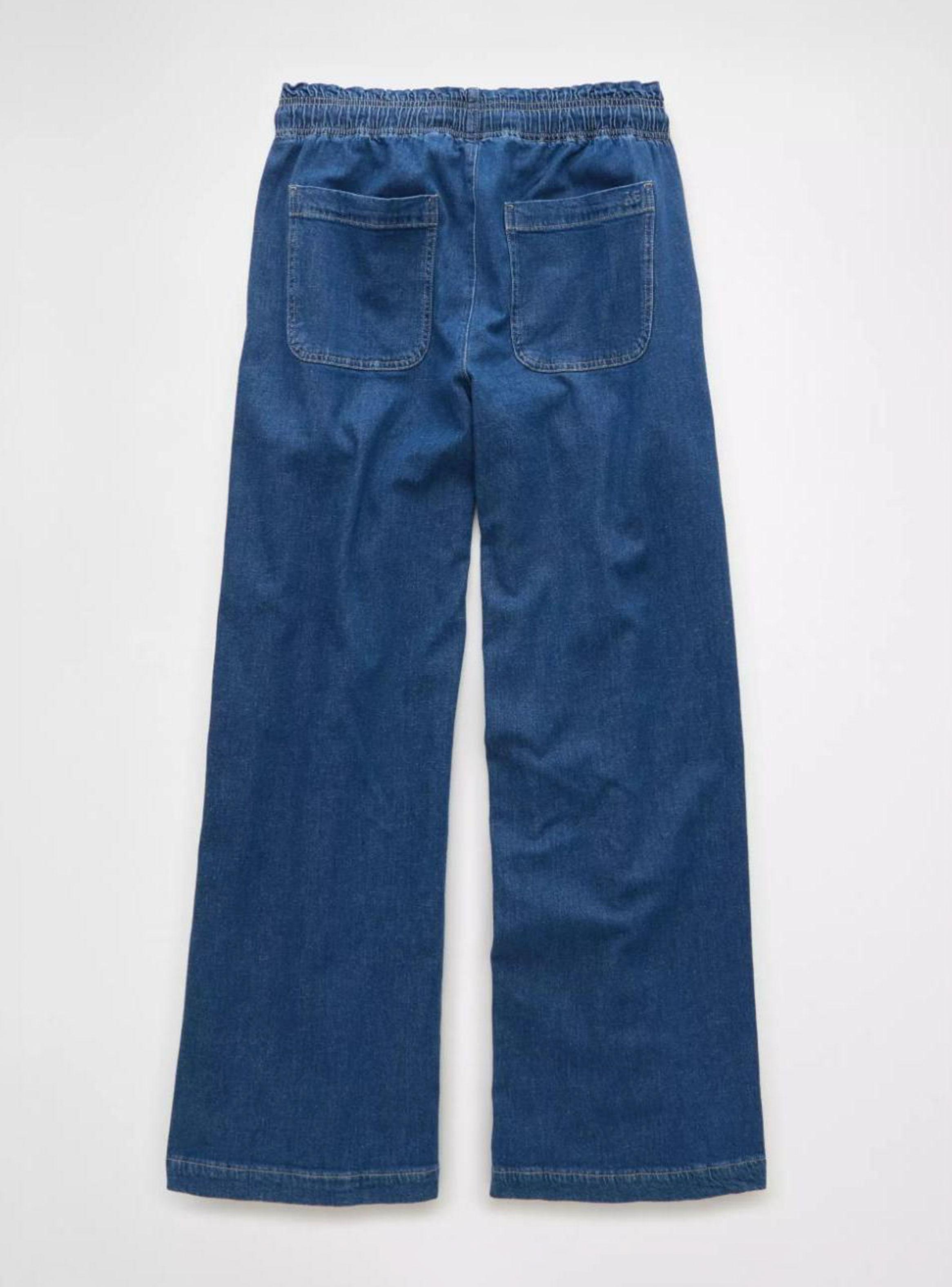Pantalón Ae Dreamy Drape Fáciles de Poner de Mezcla de Lino-4