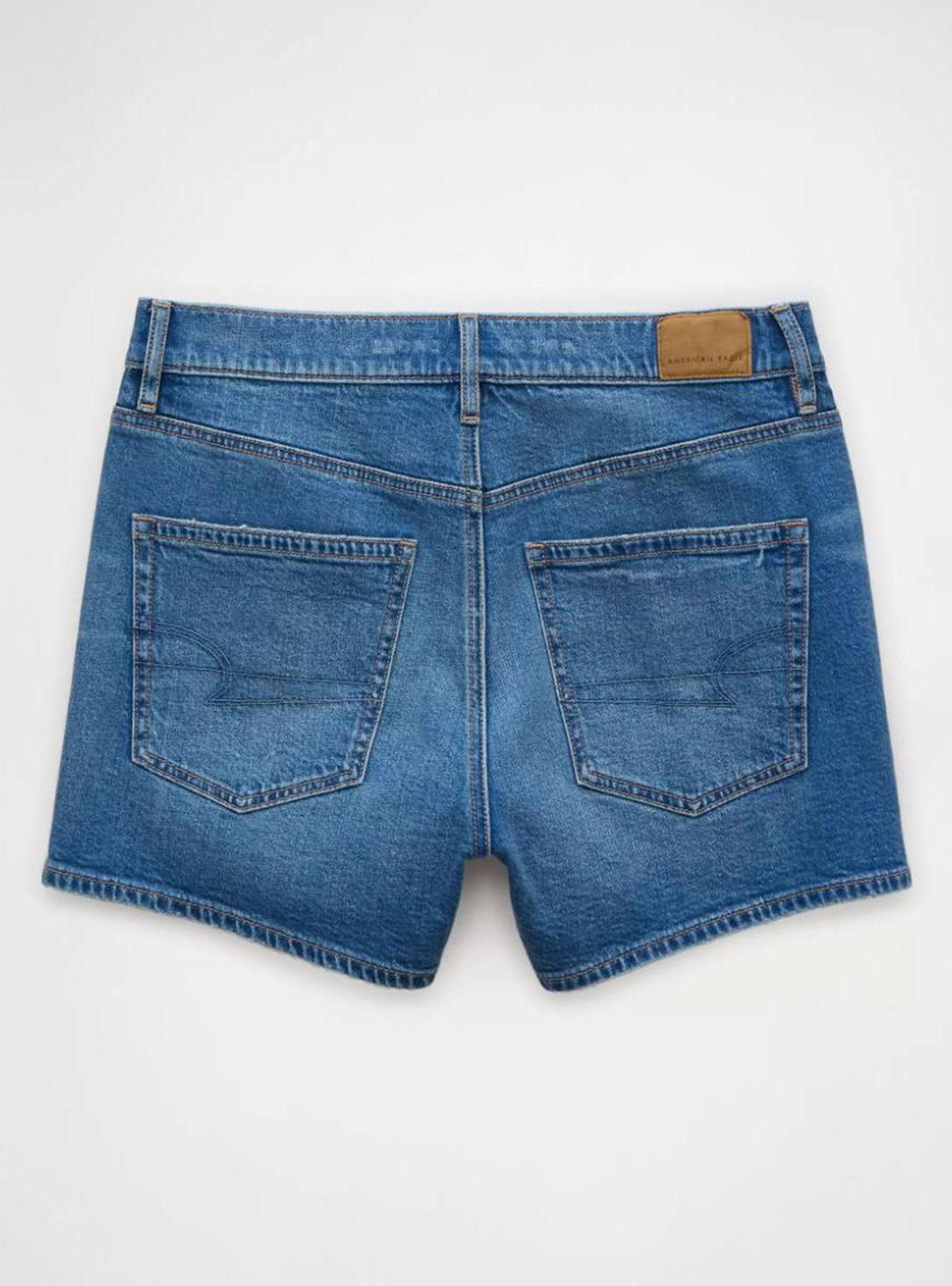 Short Ae Strigid de Mezclilla Relajado Cintura Súper Alta-5