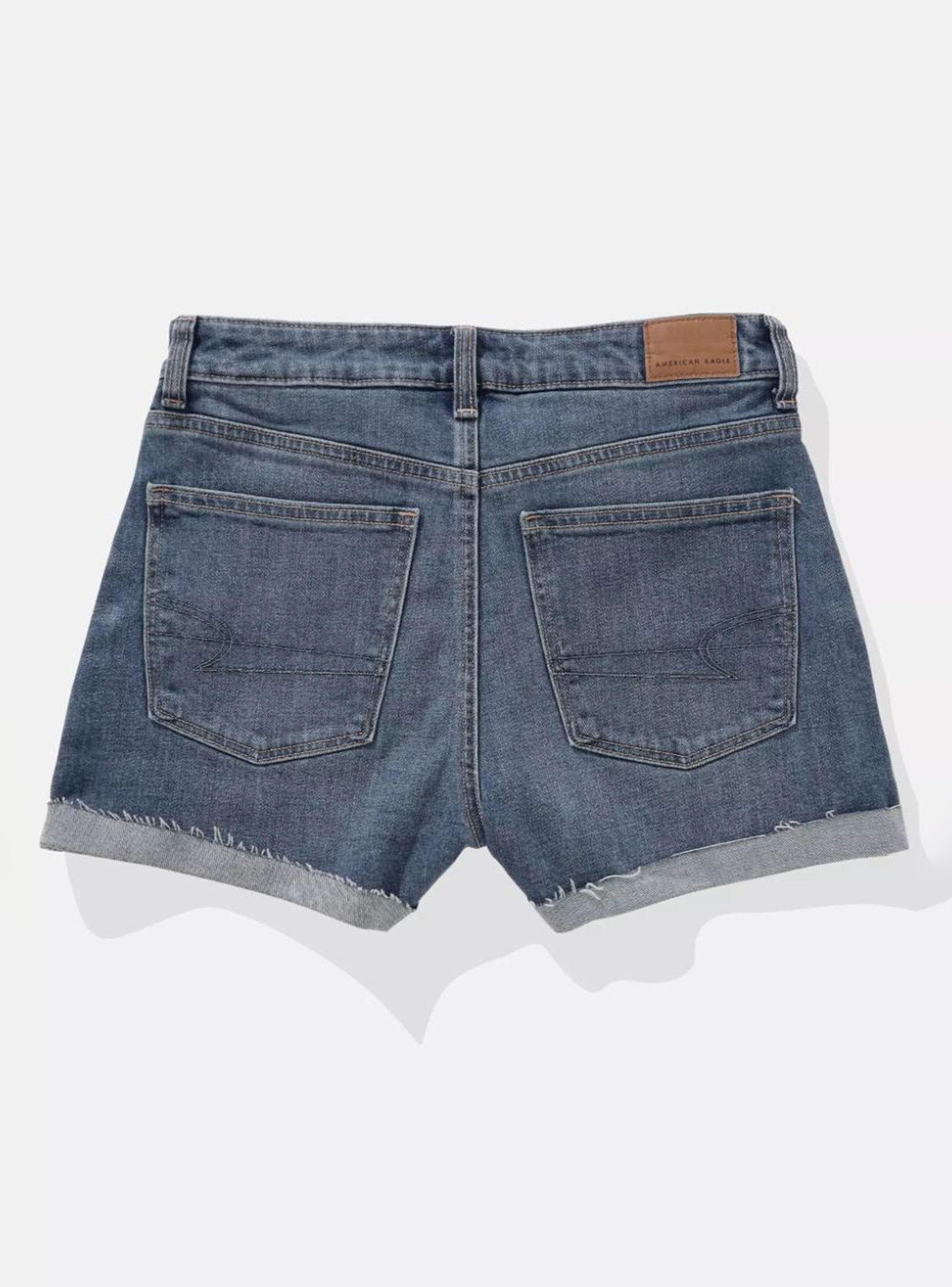 Short Ae Denim con Dobladillo Deshilachado-3