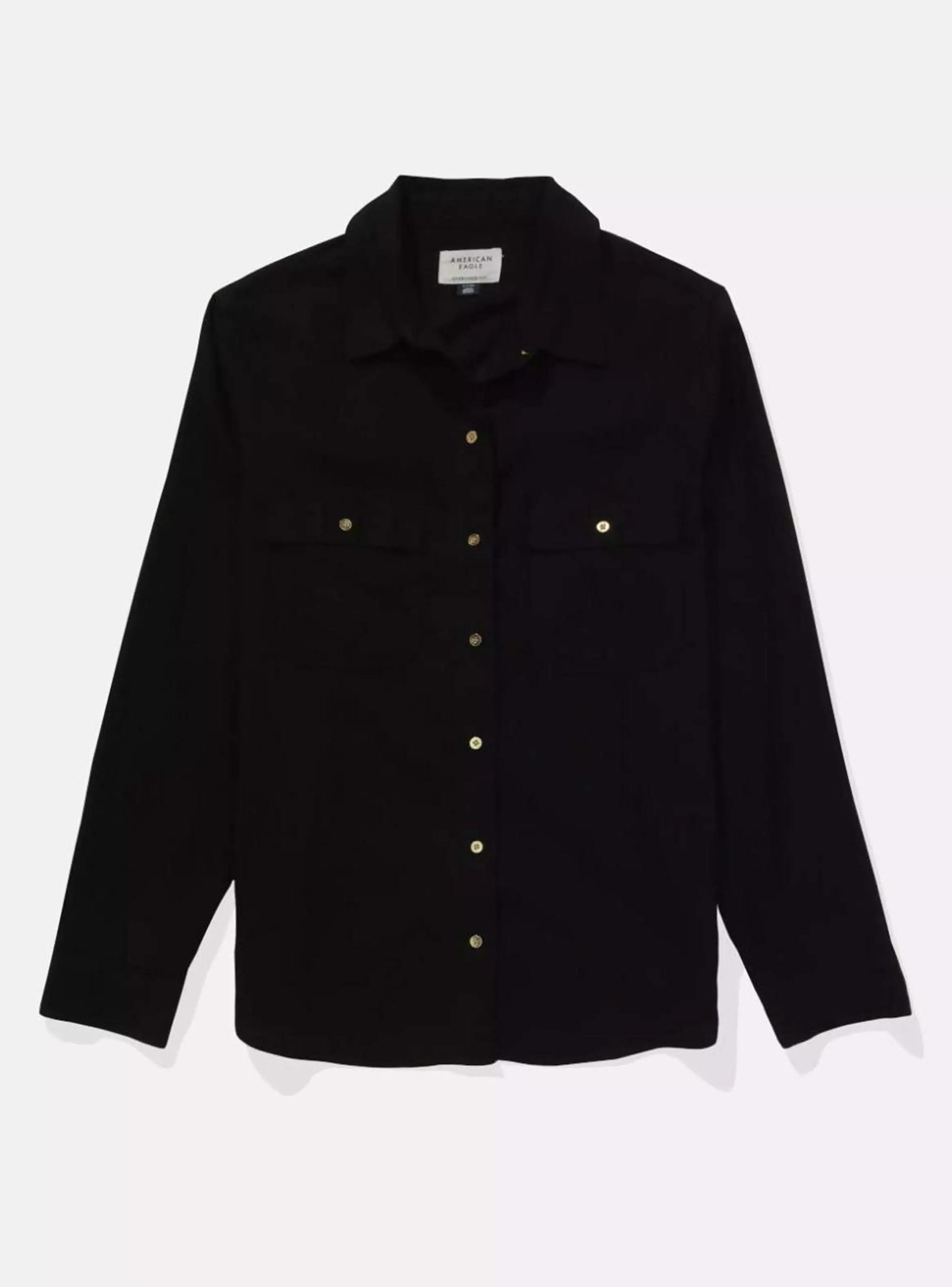 Camisa de Mezcla de Lino con Botones Estilo Fin de Semana-2