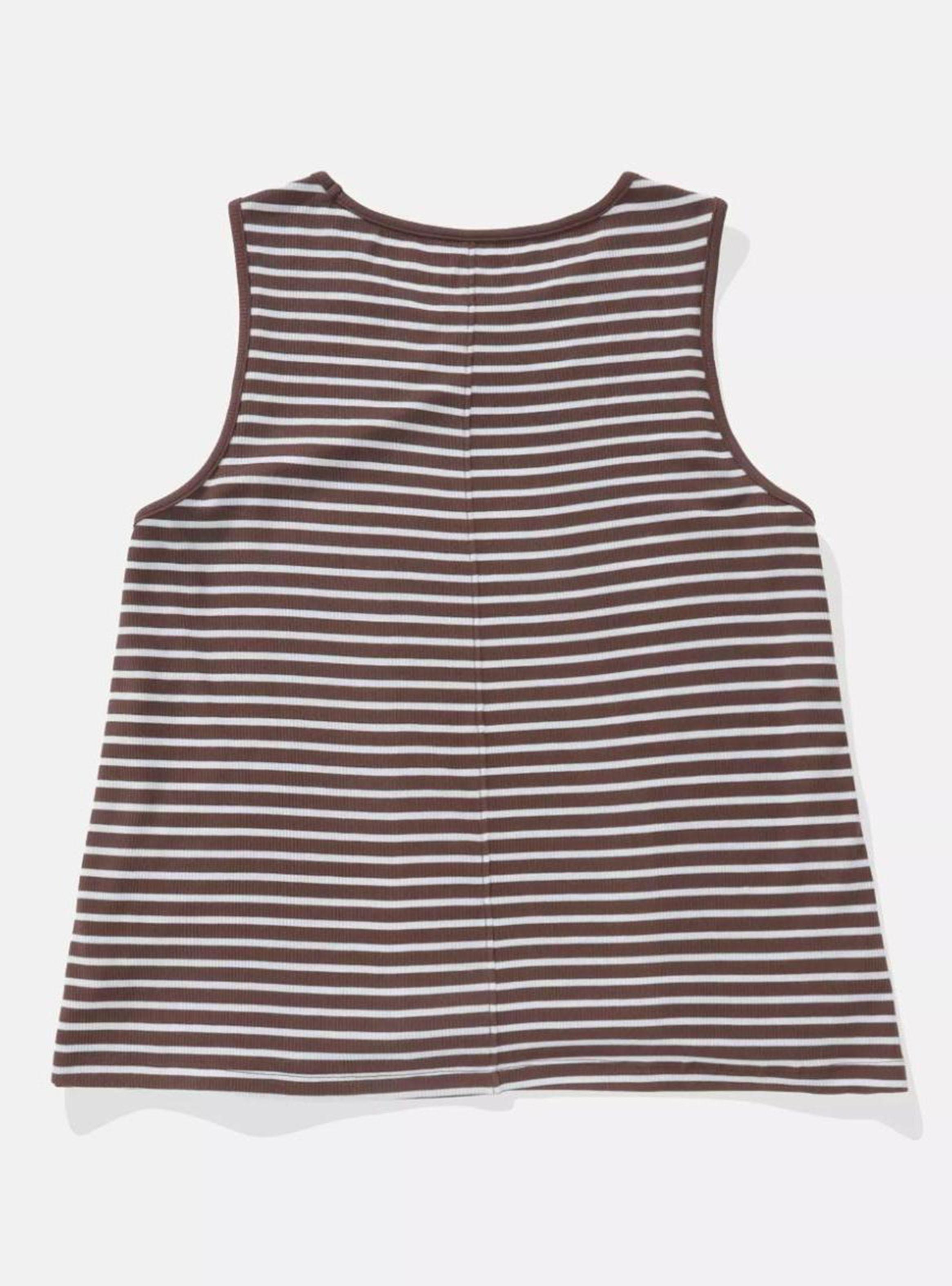 Polera Ae sin Mangas Rayada-3