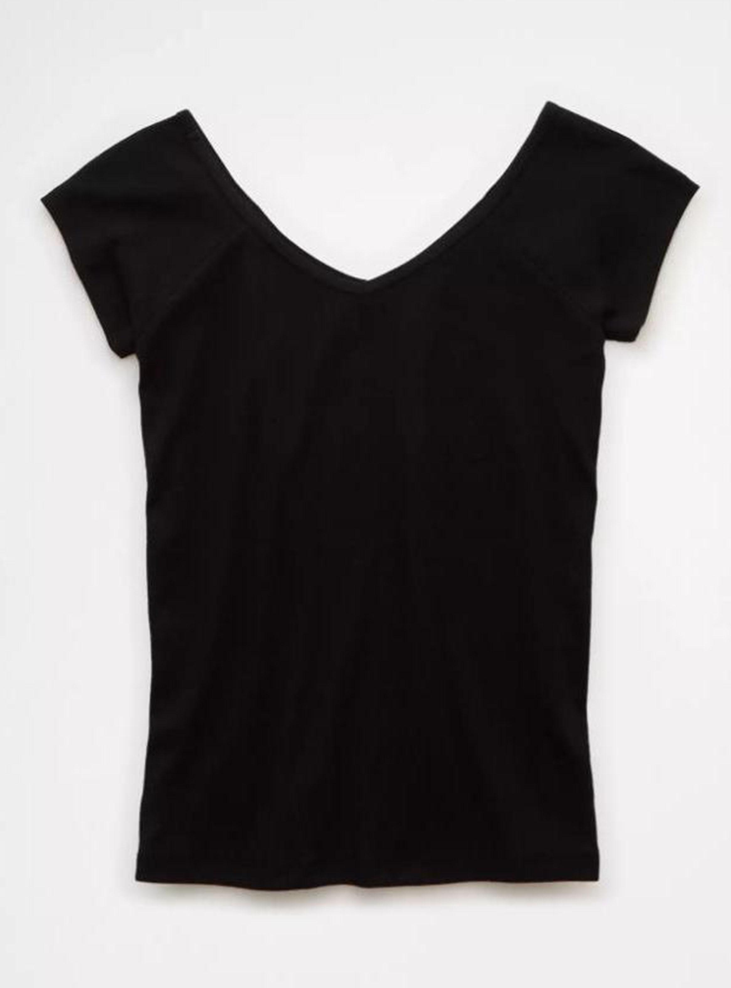 Polera Ae Corta con Escote V-4