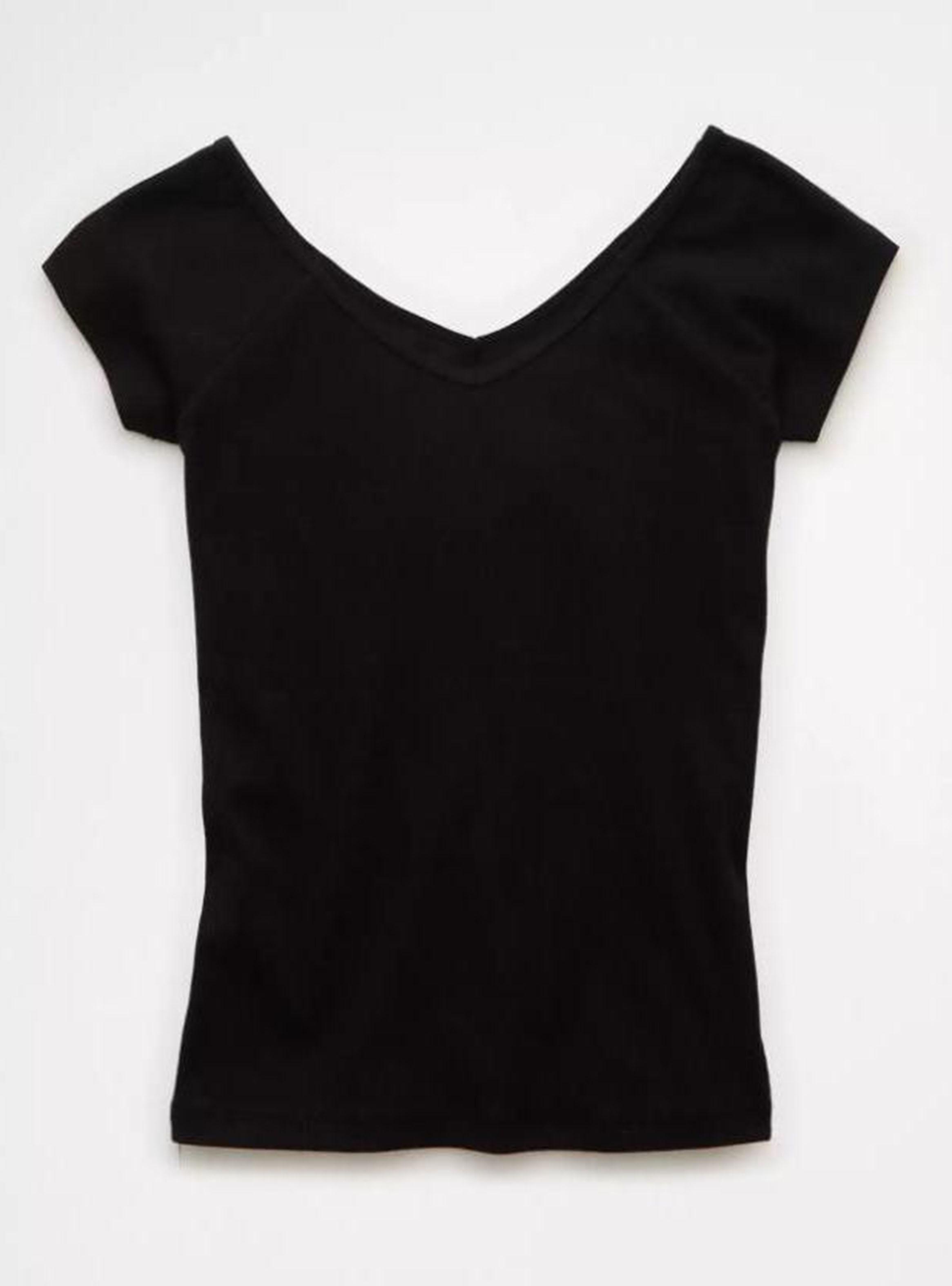Polera Ae Corta con Escote V-3