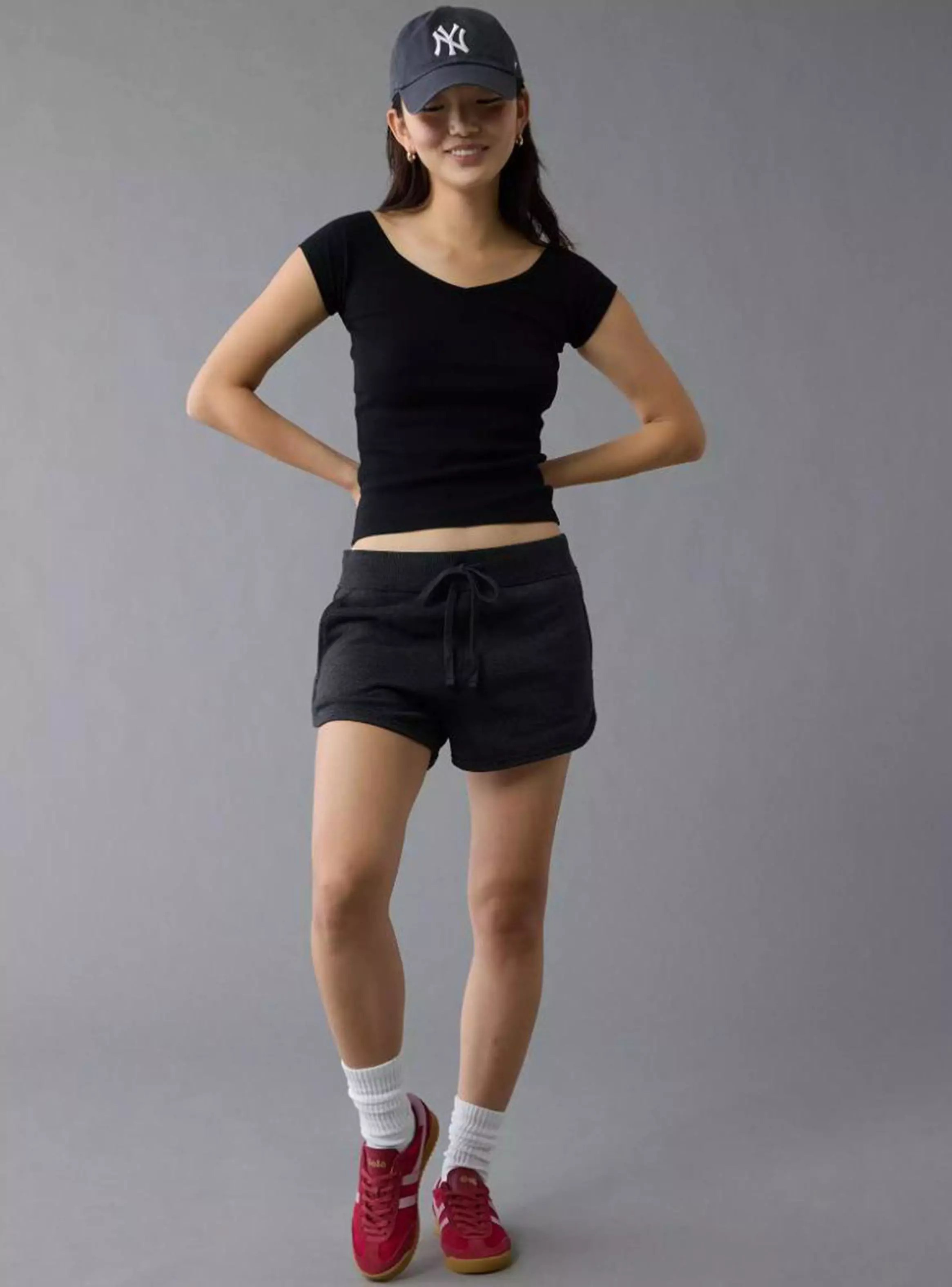 Polera Ae Corta con Escote V-2