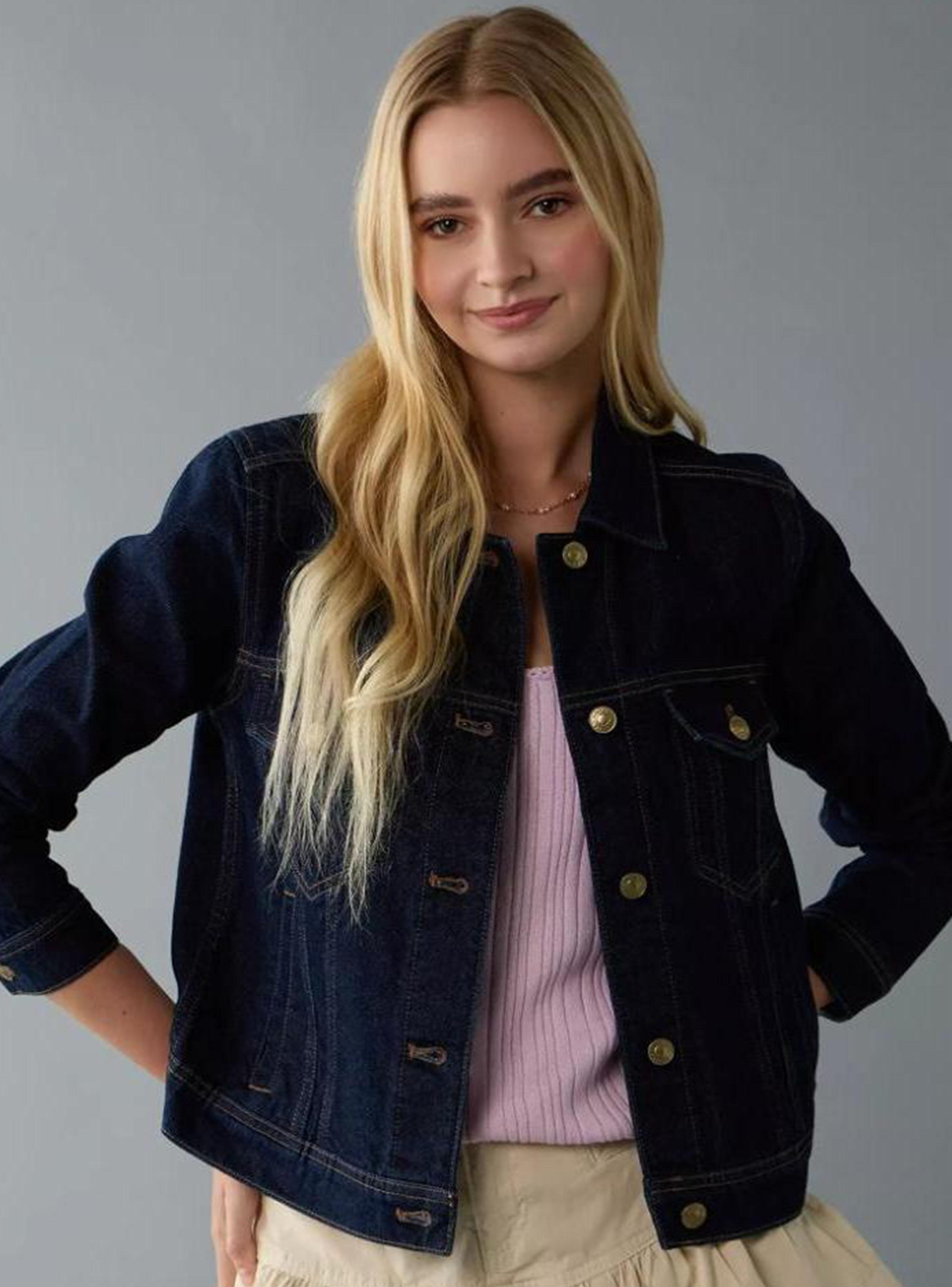 Chaqueta Ae de Denim Clásica-0