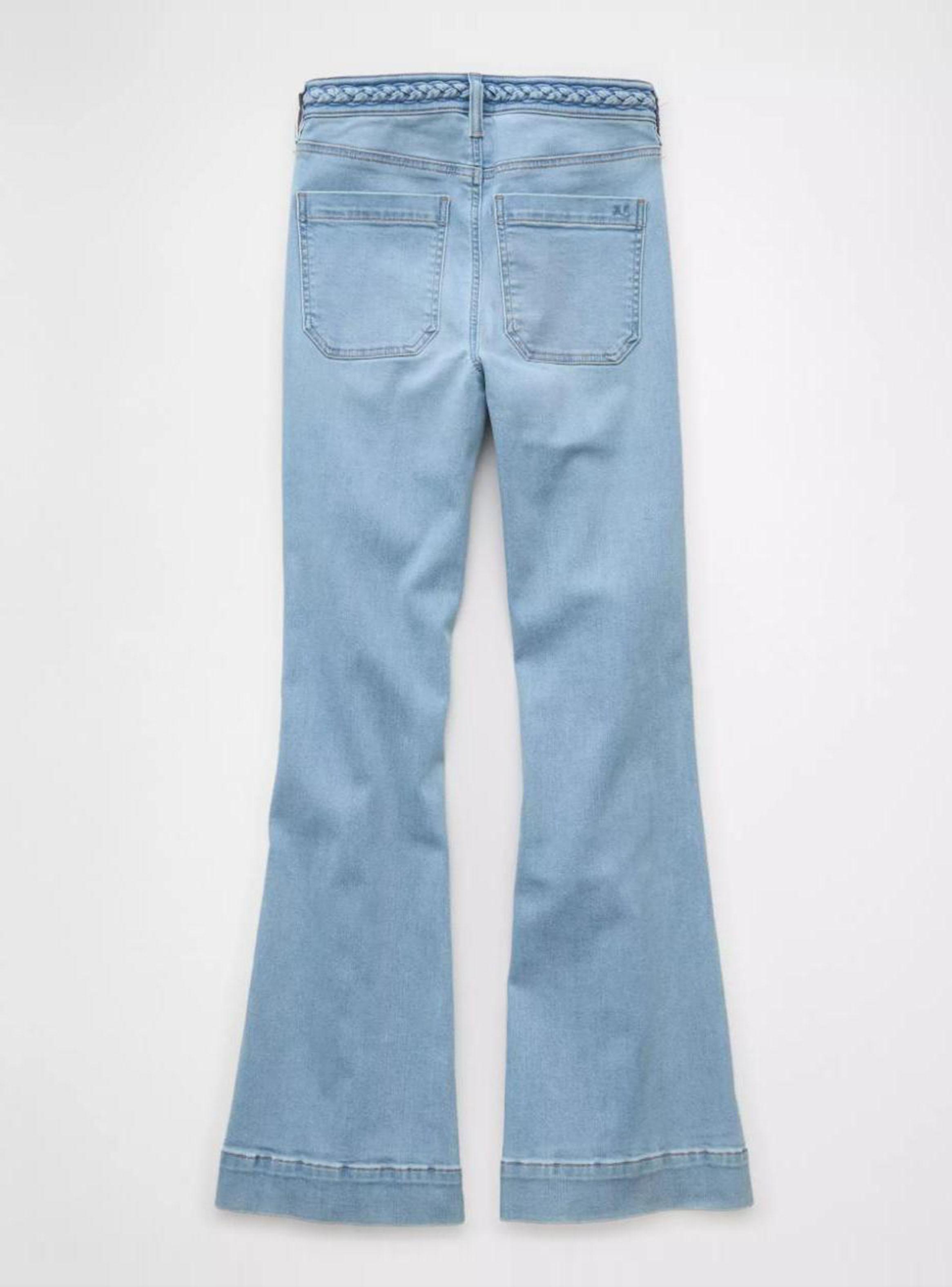 Jeans Acampanado de Cintura Súper Alta Ae Next Level-4