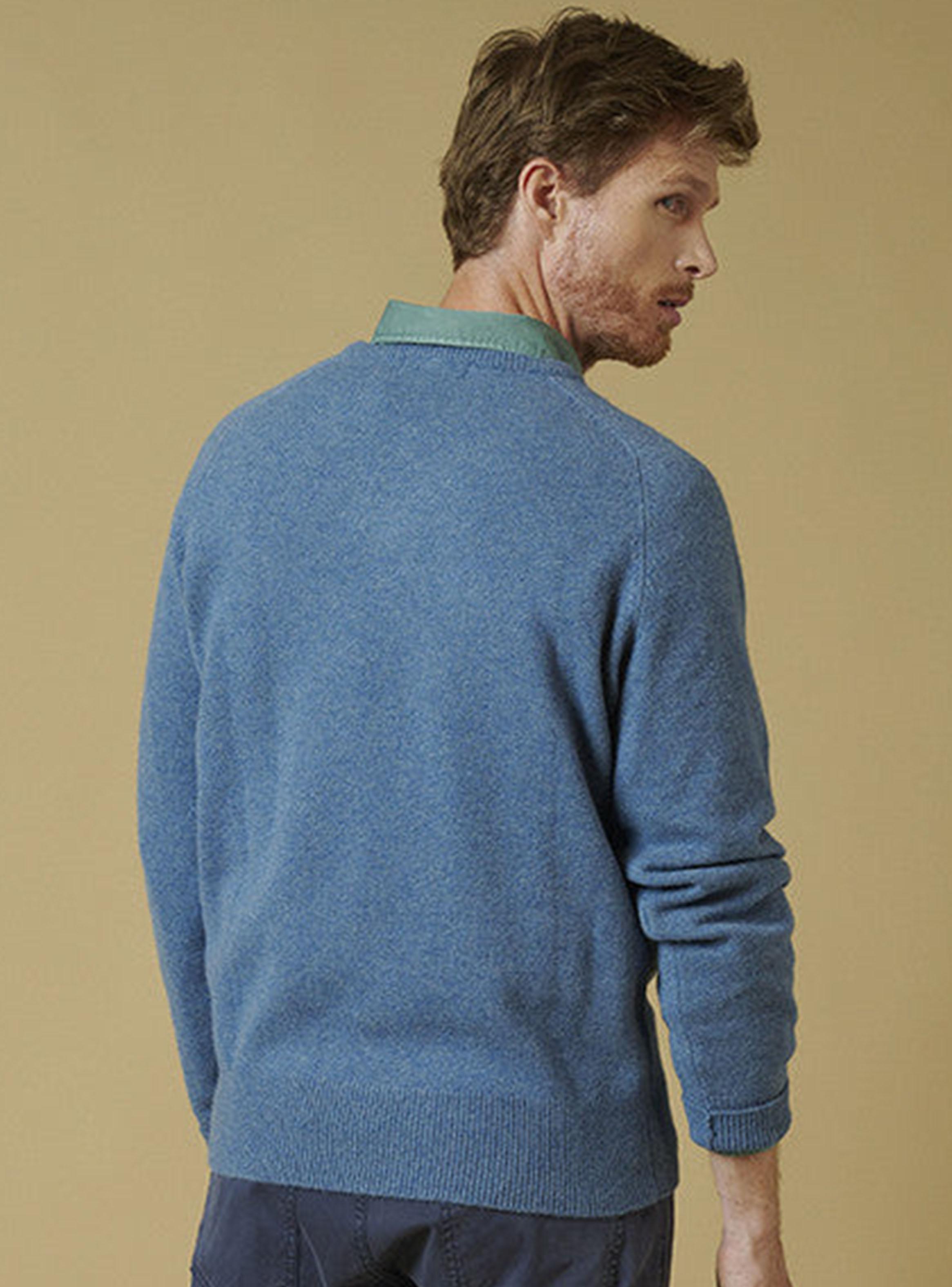 Sweaters Liso Cuello V-1