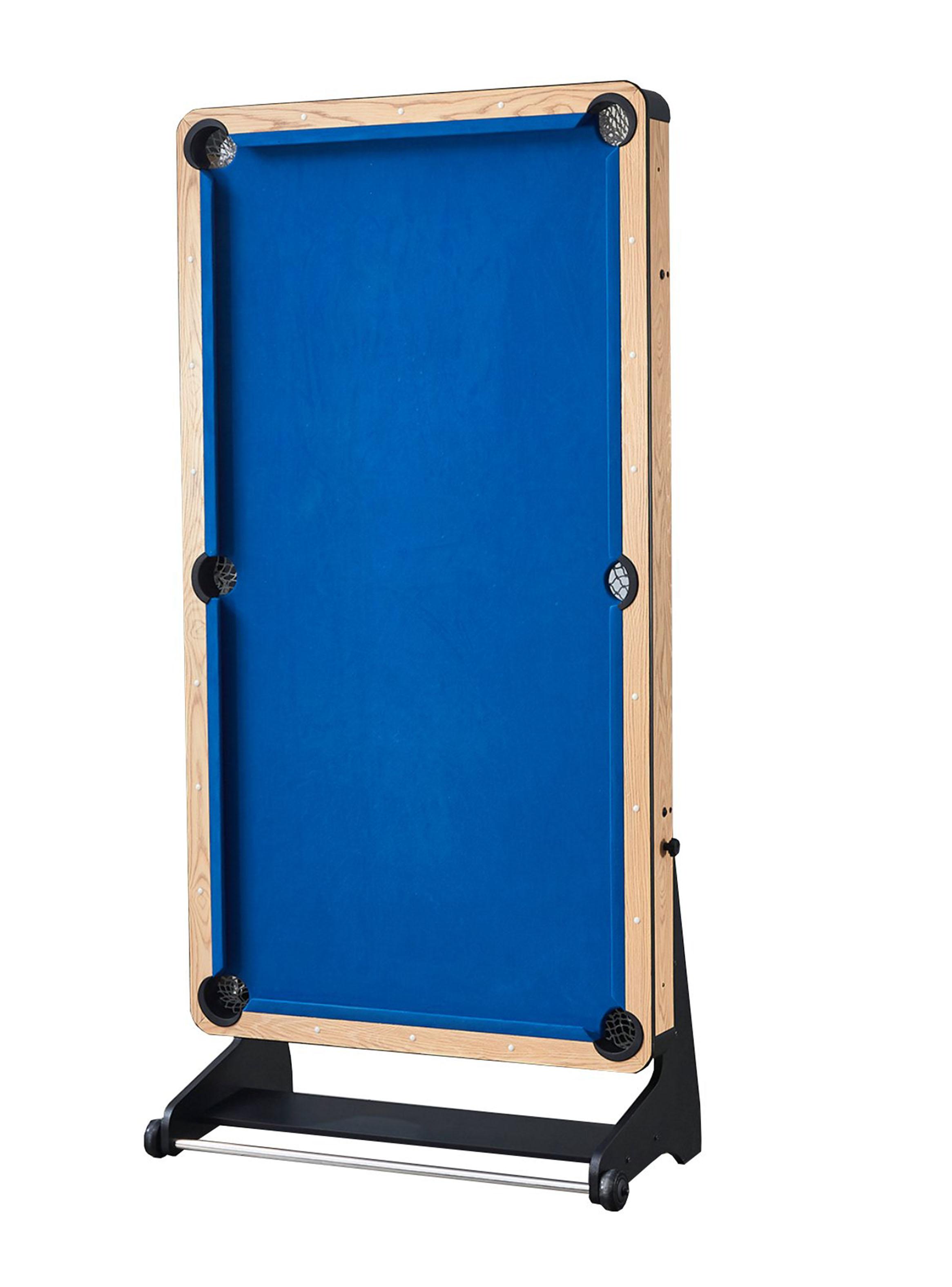 Mesa de Pool Vertical Azul-3