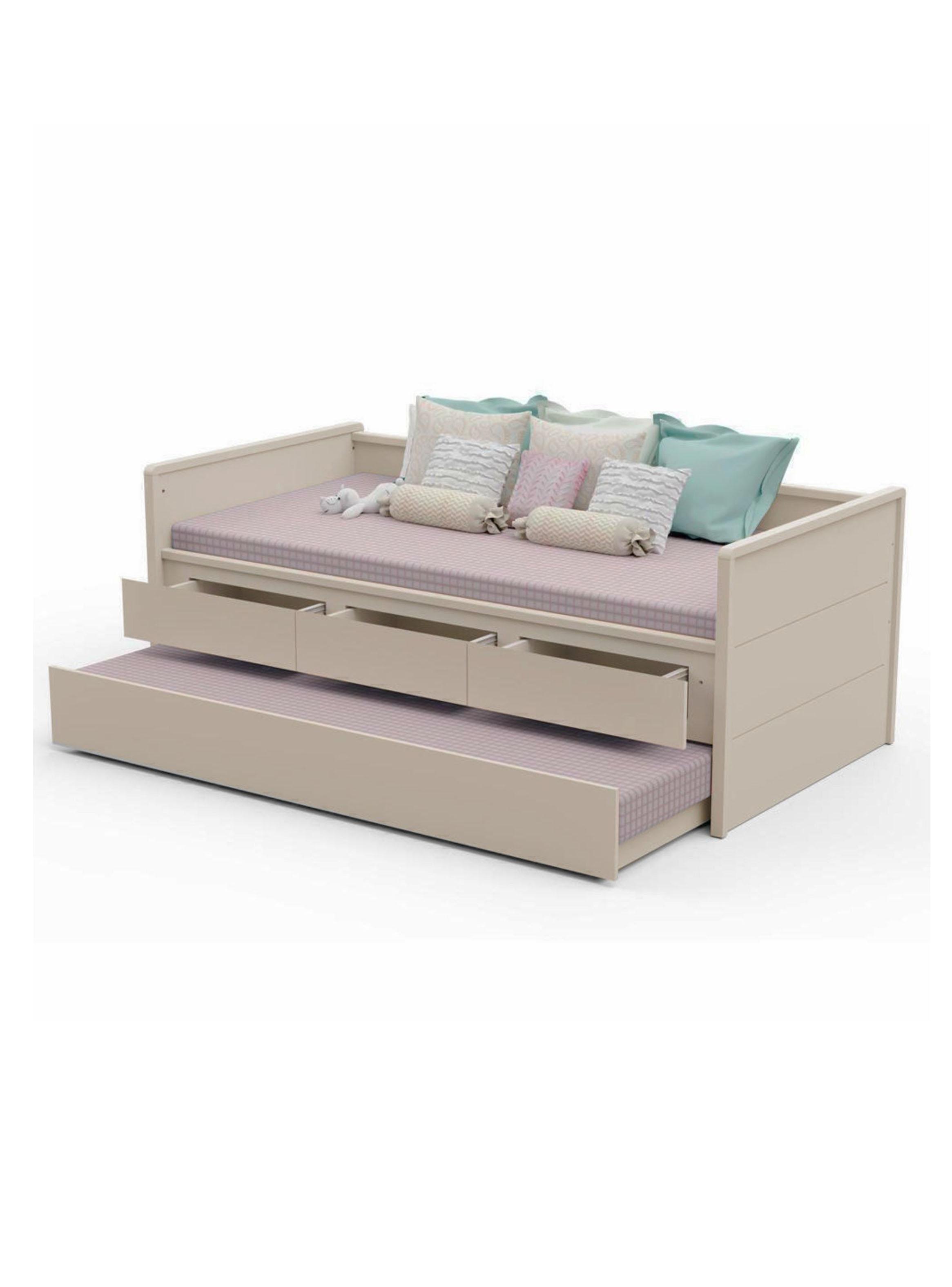 Cama Nido Lais Perla 3 Cajones-3