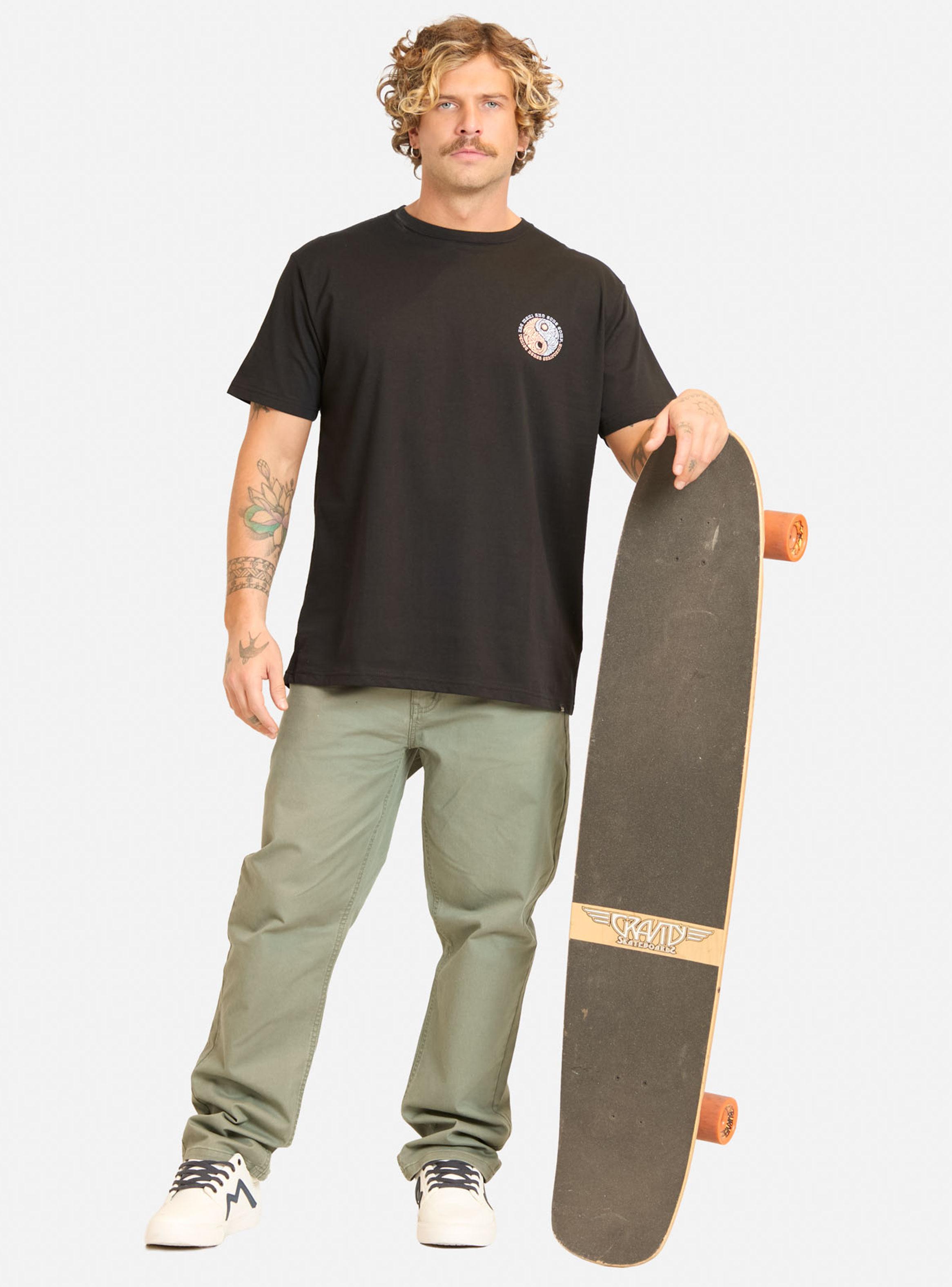 Polera Manga Corta Estampado Ambos Lados-3