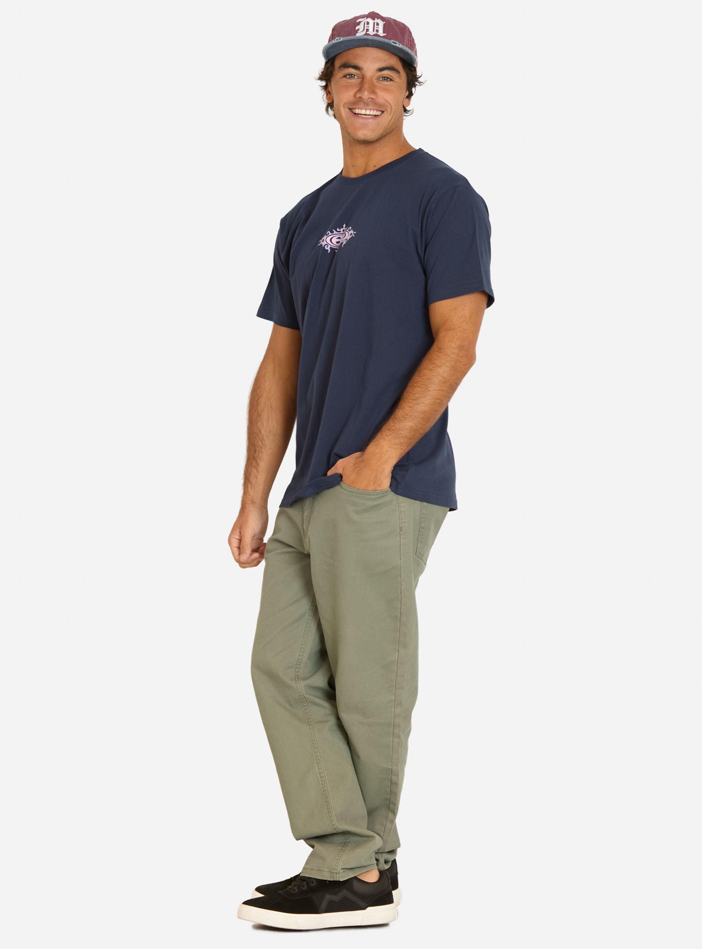 Polera Navy Print Front-3