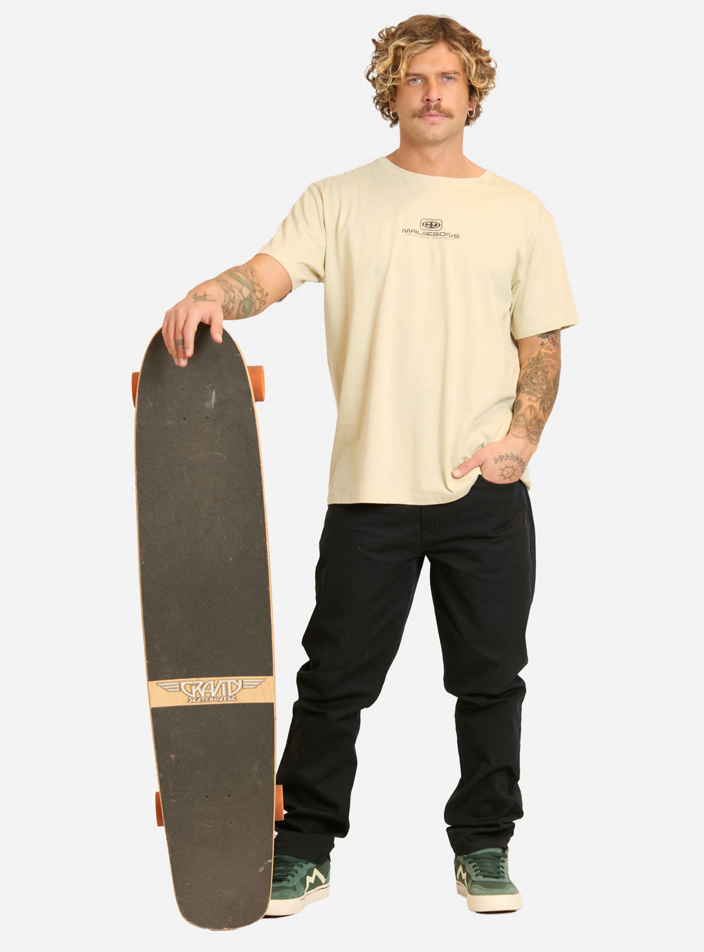 Polera Manga Corta Print Logo Front-3