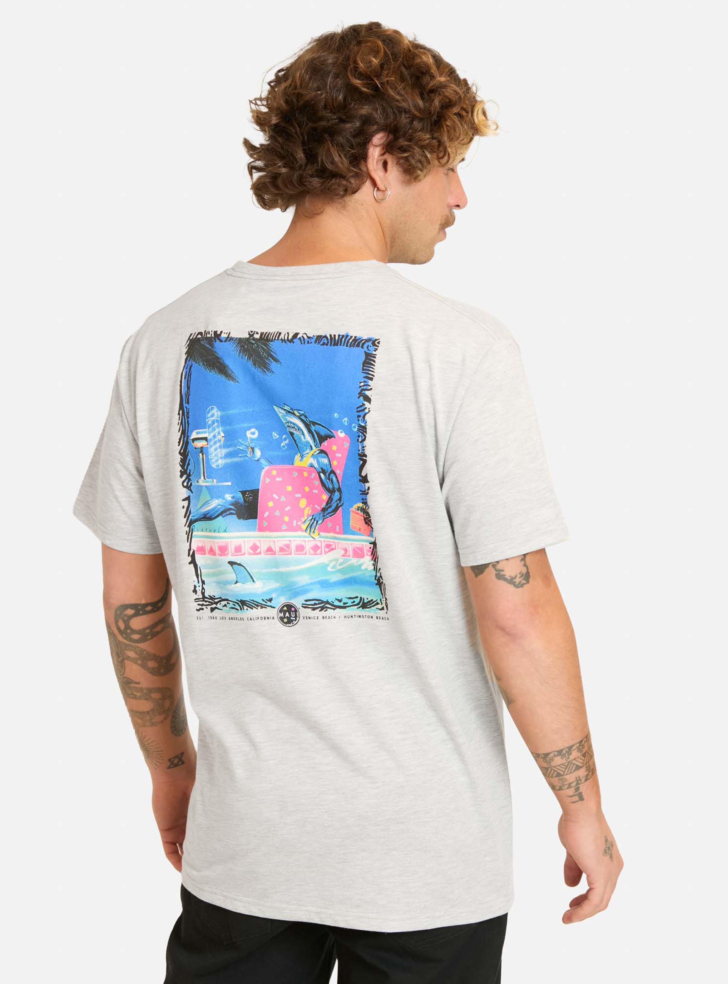 Polera Lisa Manga Corta Print Logo-1