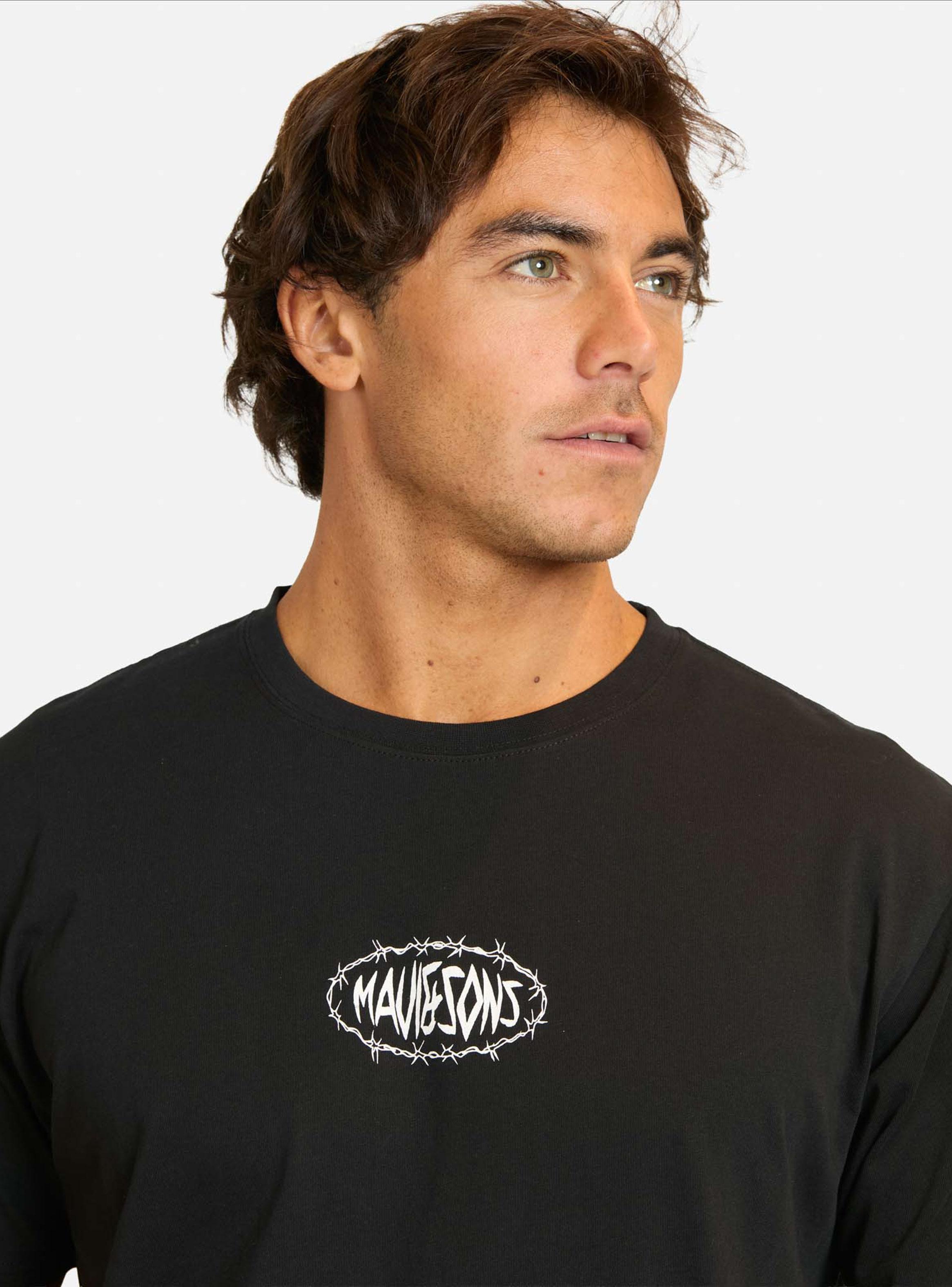 Polera Manga Corta Print Púas-2