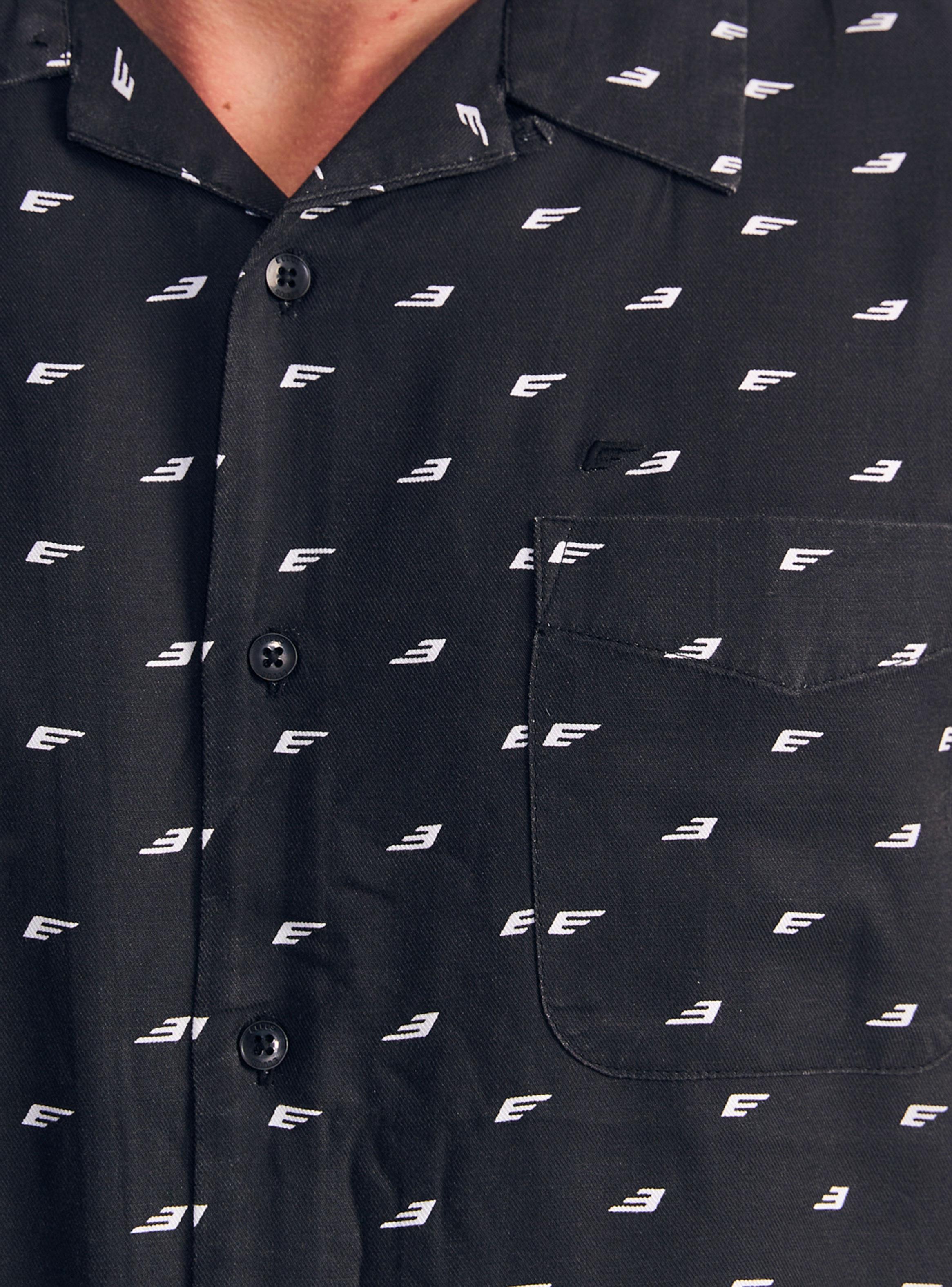 Camisa Manga Corta Surf Guayabera Sarga Mini Print-2