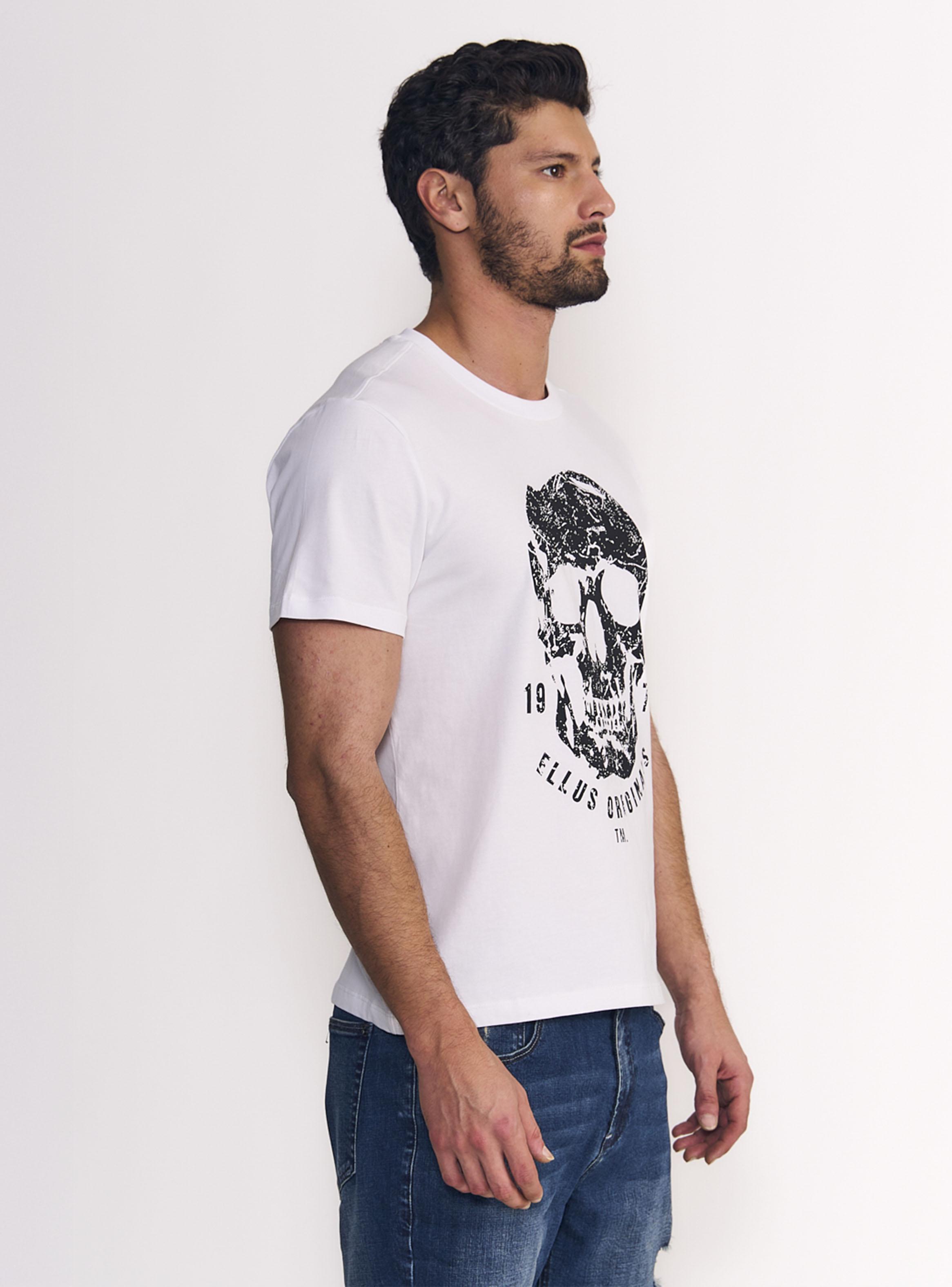 Polera Silicone Wash Calavera-2