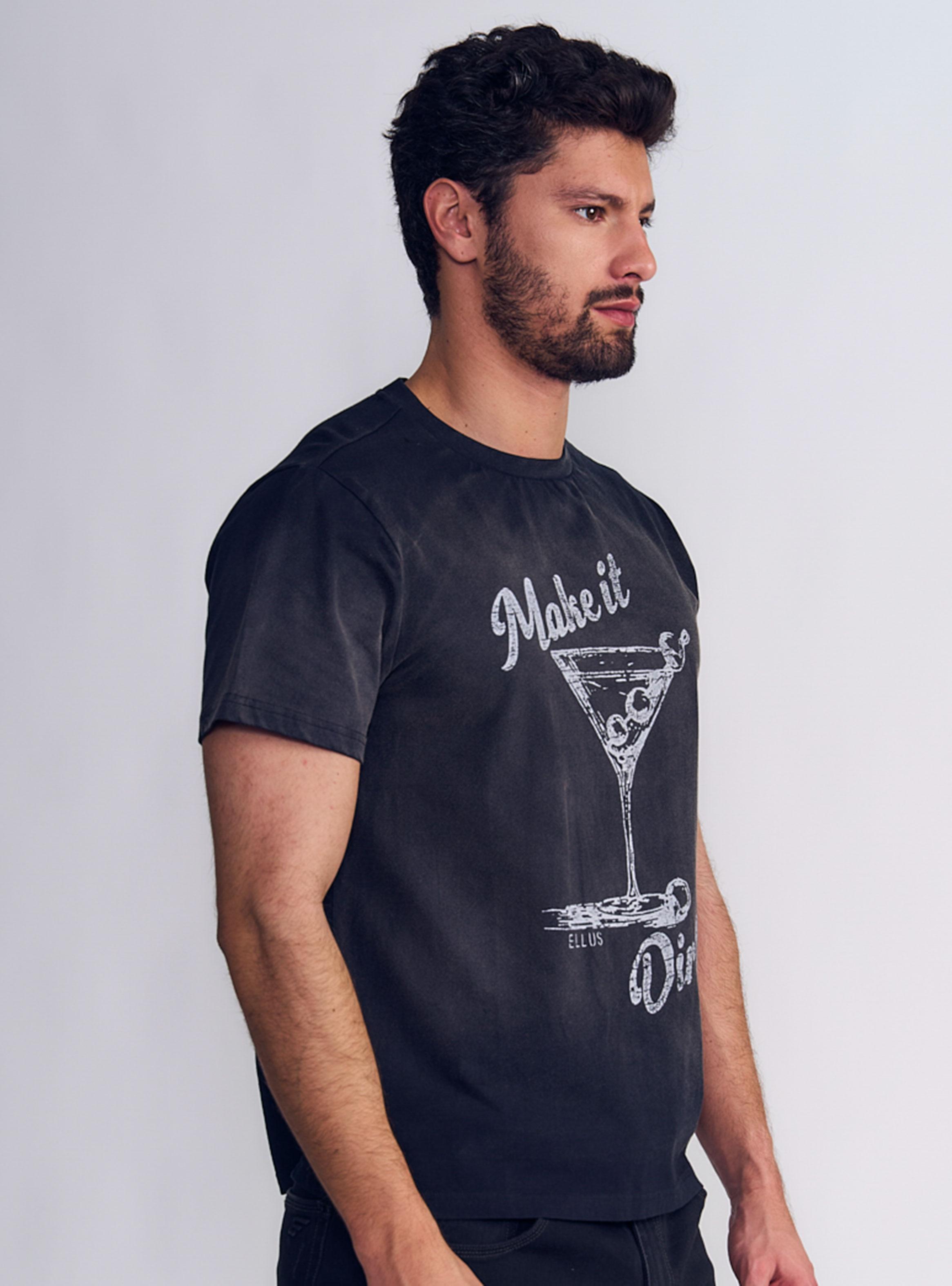 Polera Acid Wash Make It Dirty Manga Corta-2