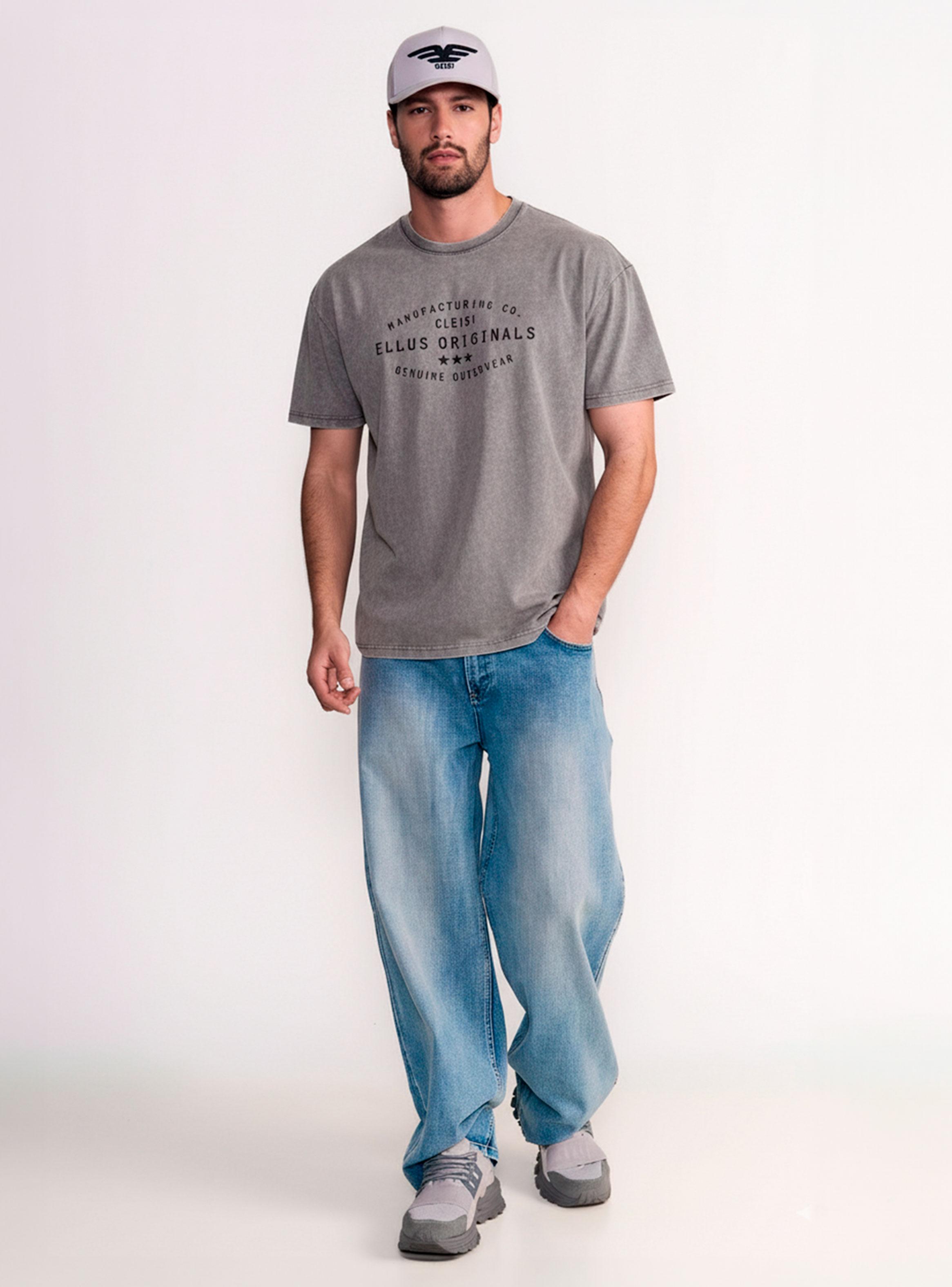 Polera Relaxed Fit Acid Wash-3