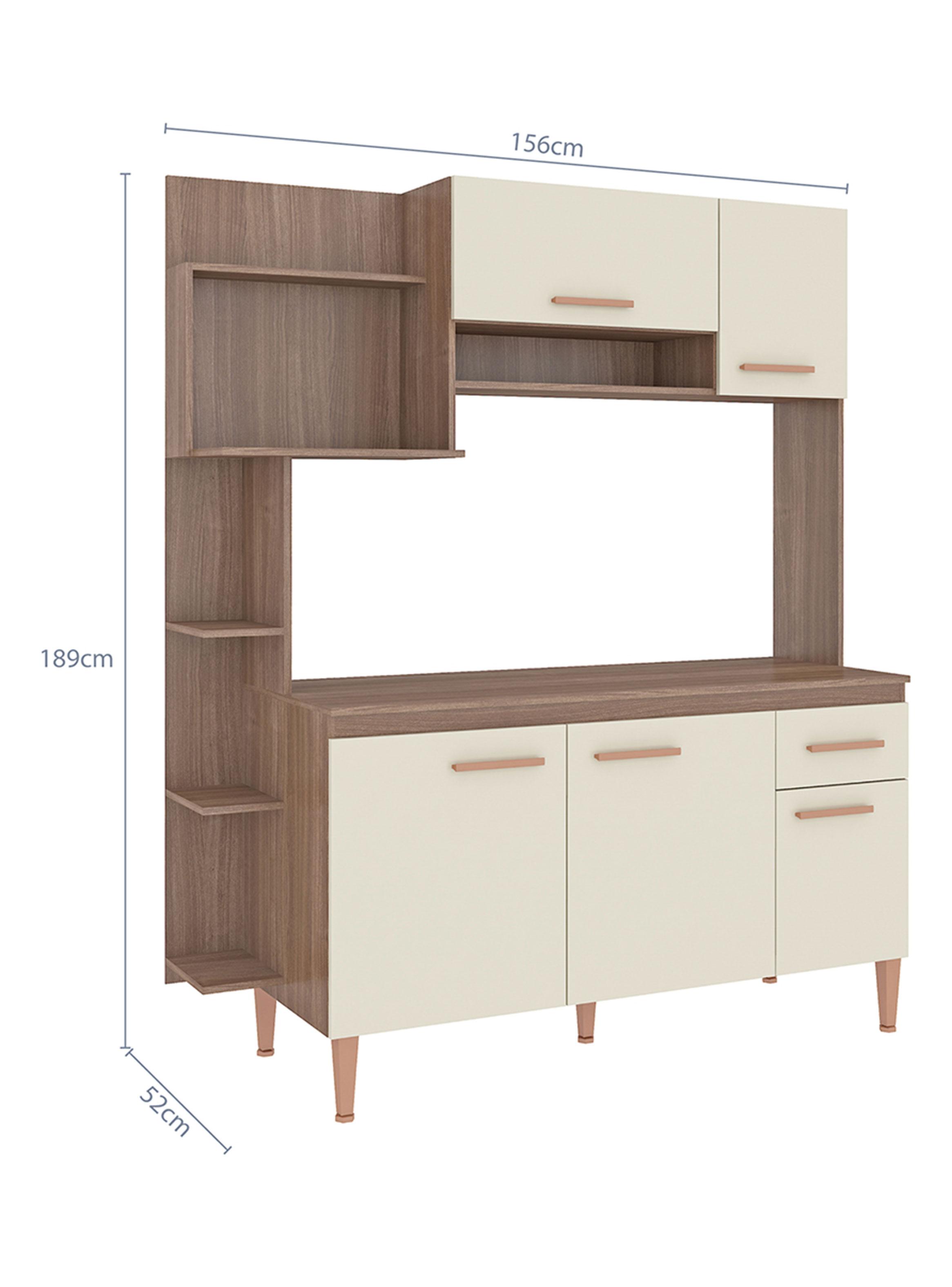 Kit Cocina Sofía 189x52x156 cm-1