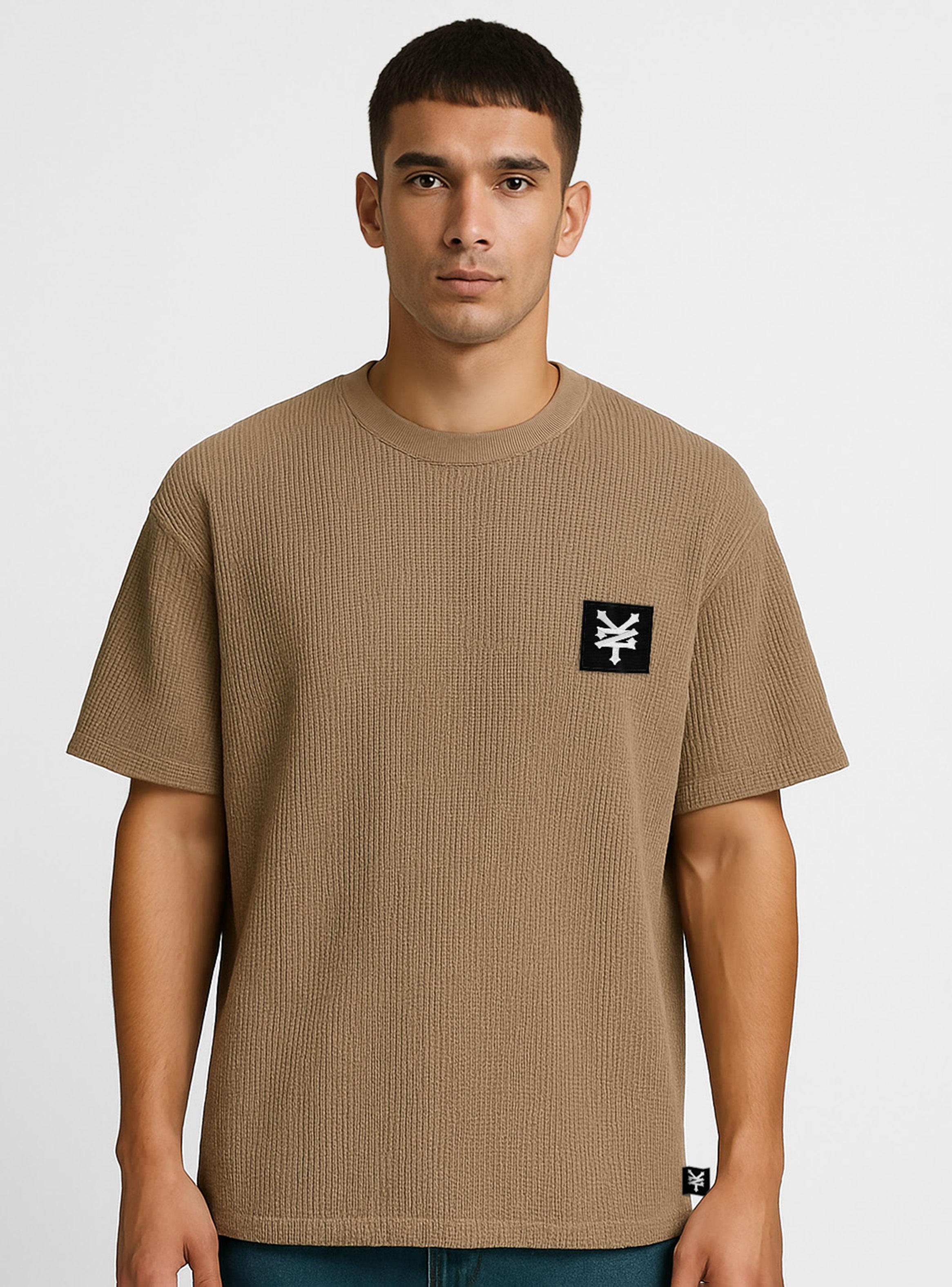 Polera Original Patch Waffle Manga Corta-0