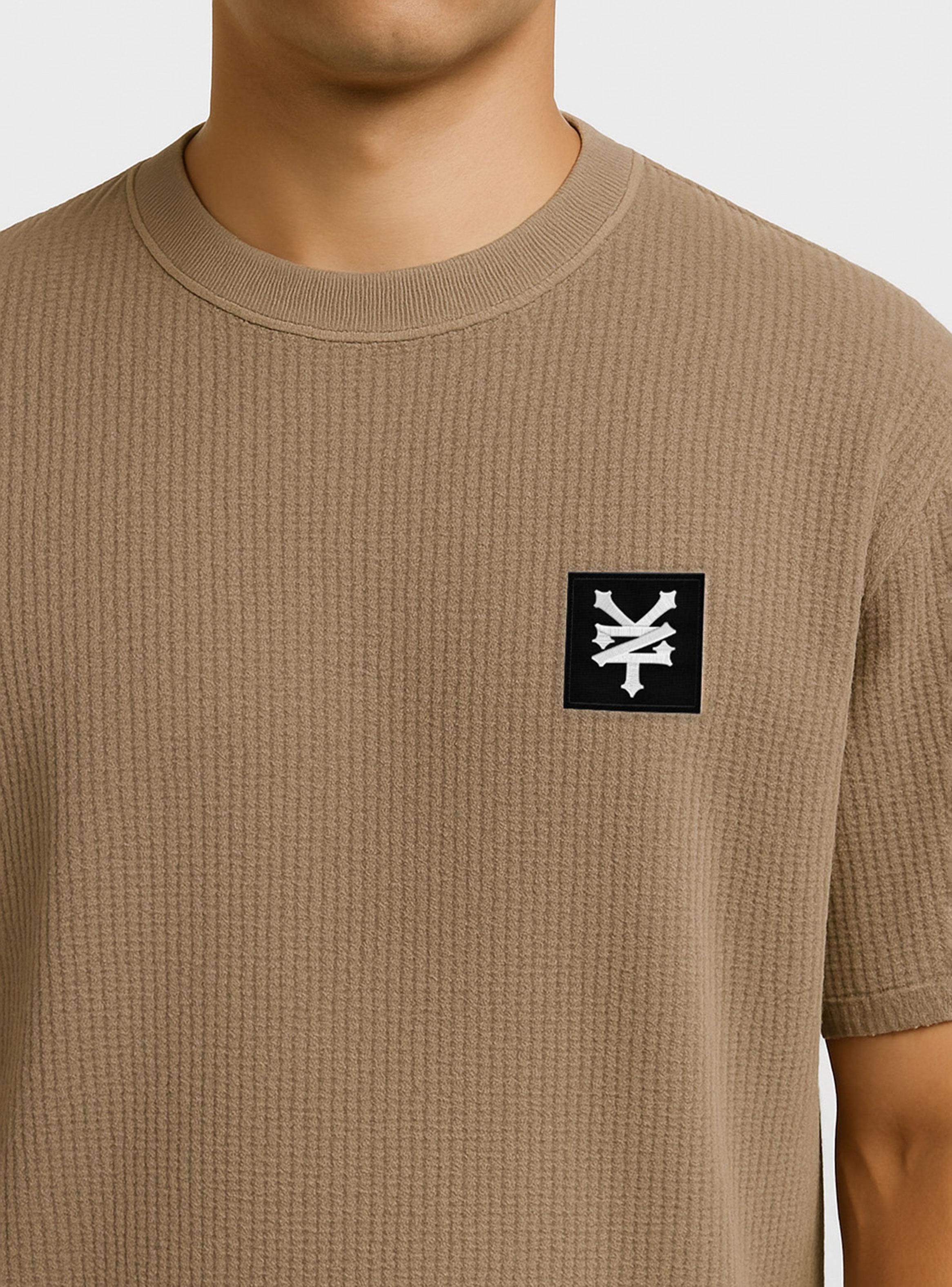 Polera Original Patch Waffle Manga Corta-2