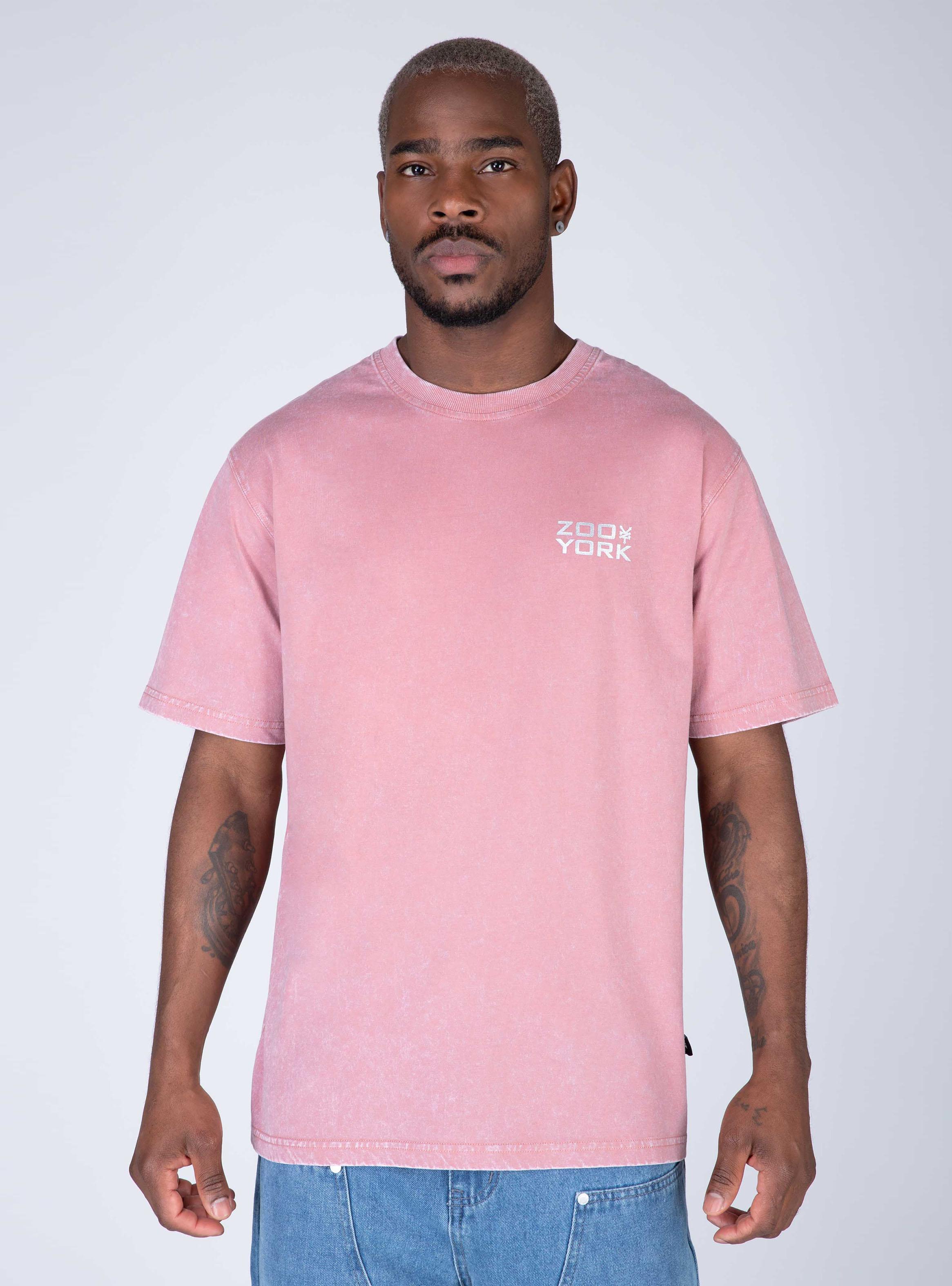 Polera Manga Corta Efecto Lavada-0