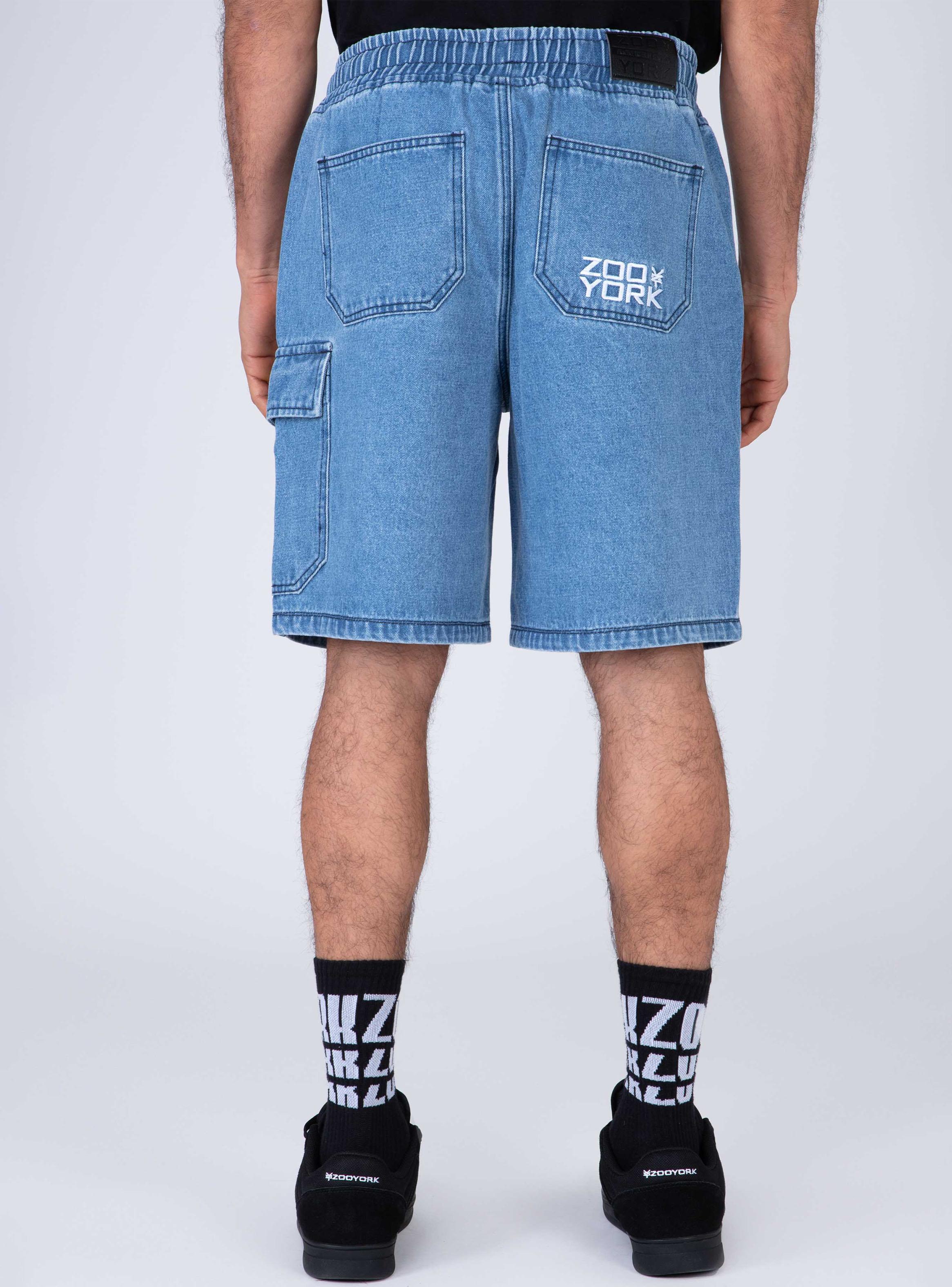 Short Jeans Carp Tiro Medio-1