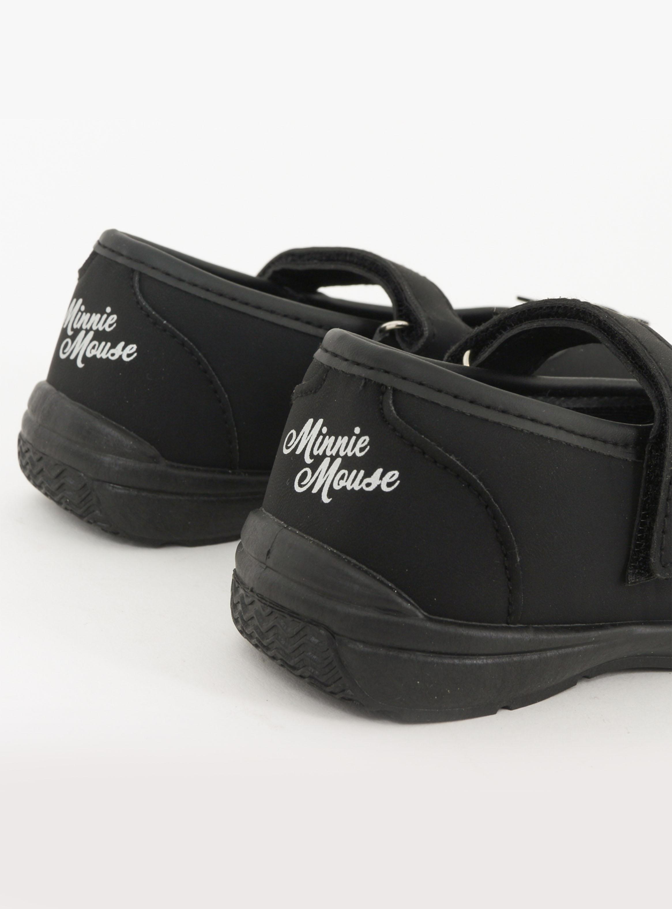 Zapatilla  Escolar Niña Minnie Plateado-3