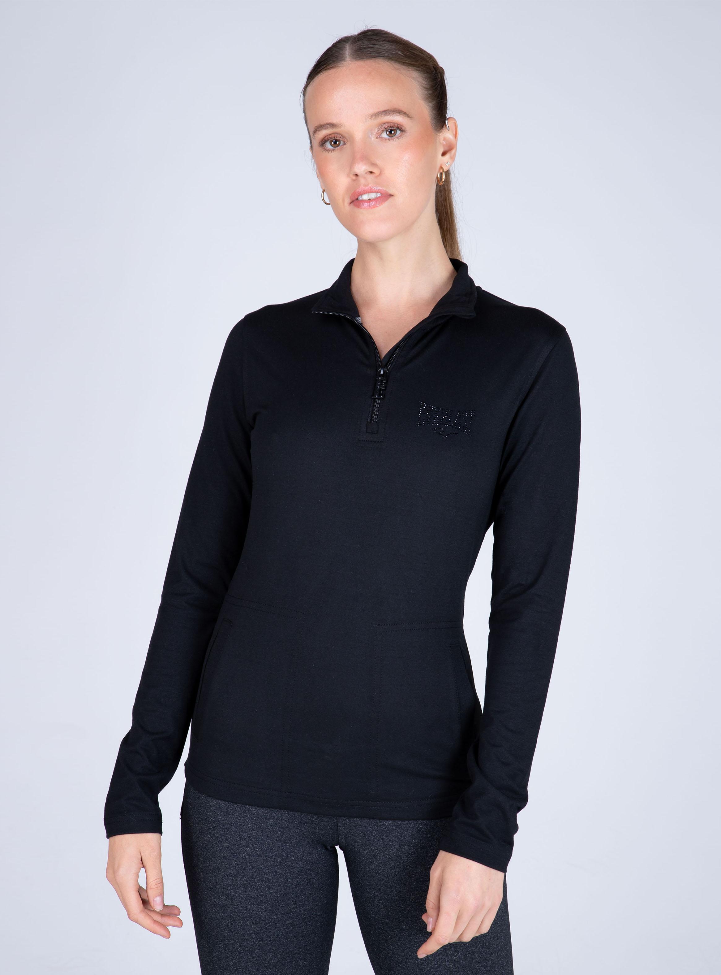 Polera Fitness Basic Two Manga Larga-0