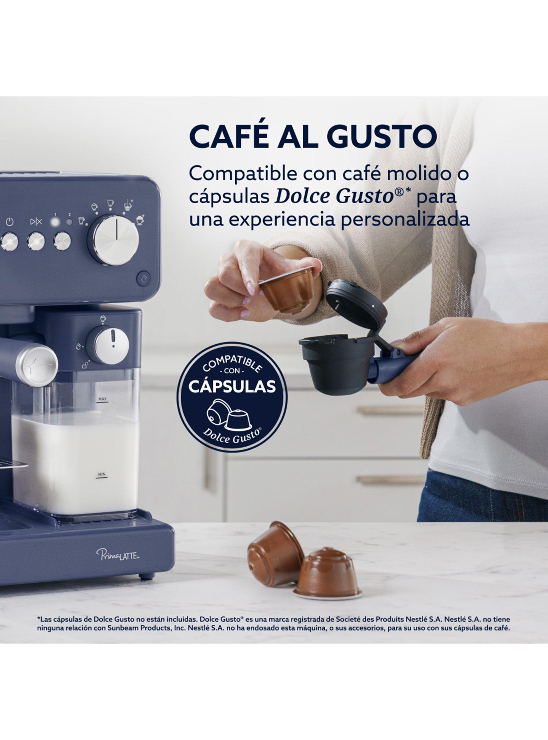 Cafetera Espresso Automática PrimaLatte Azul-6