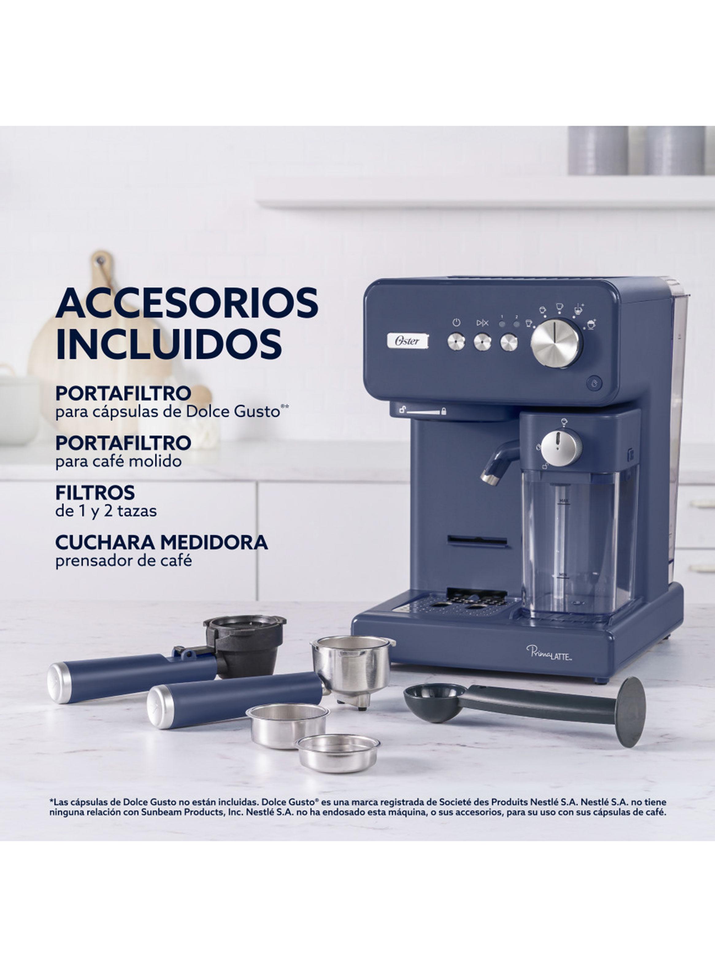 Cafetera Espresso Automática PrimaLatte Azul-5
