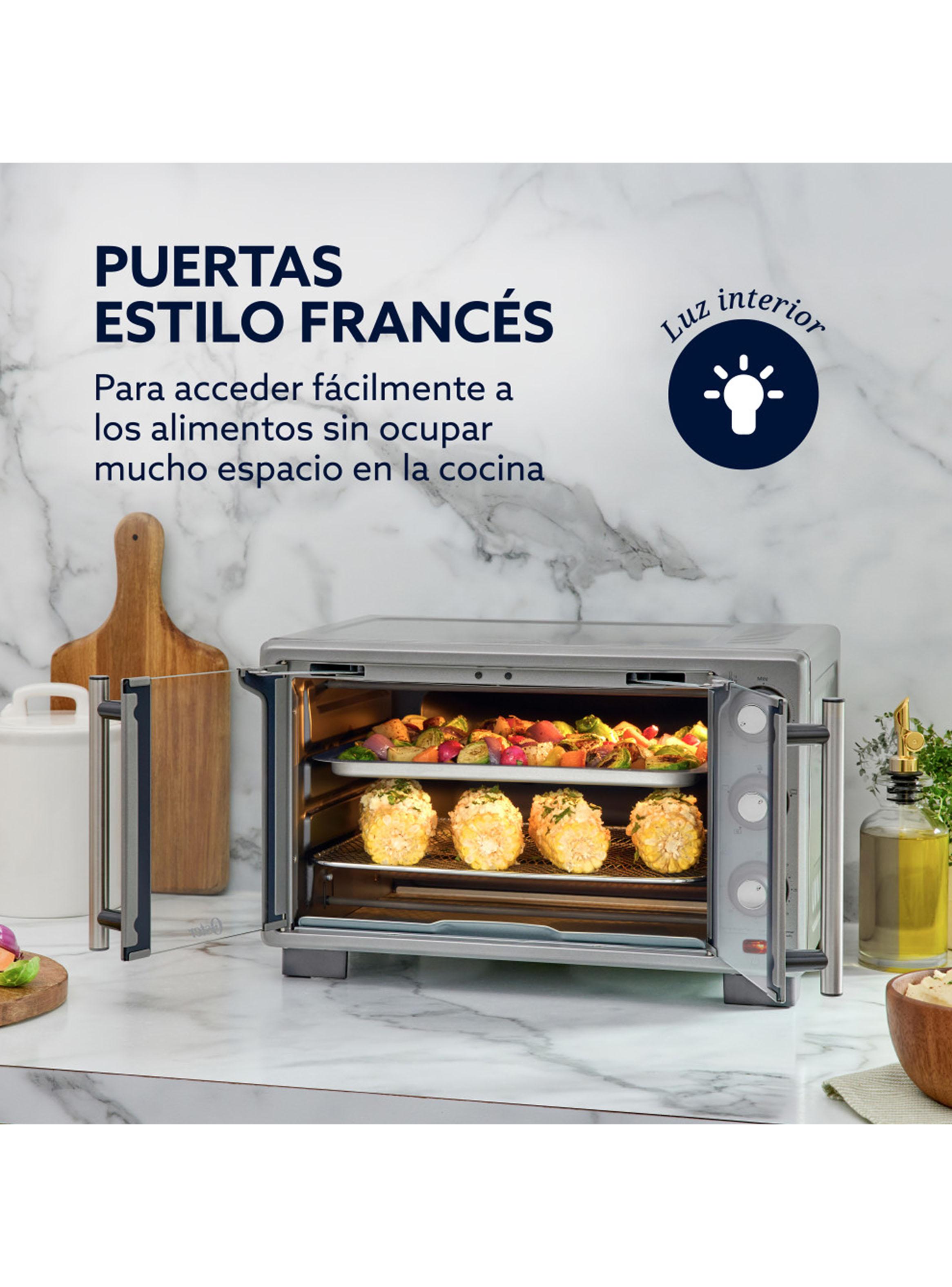 Horno Eléctrico con Freidora de Aire 25 Litros Puerta Francesa-3