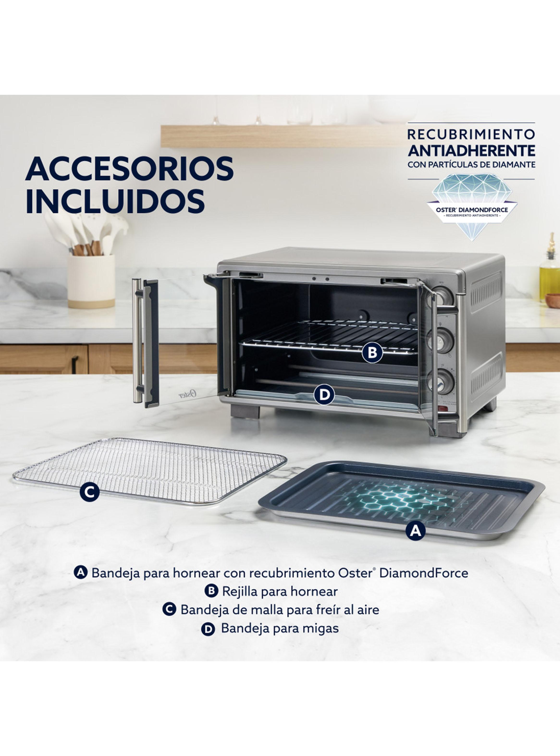 Horno Eléctrico con Freidora de Aire 25 Litros Puerta Francesa-5