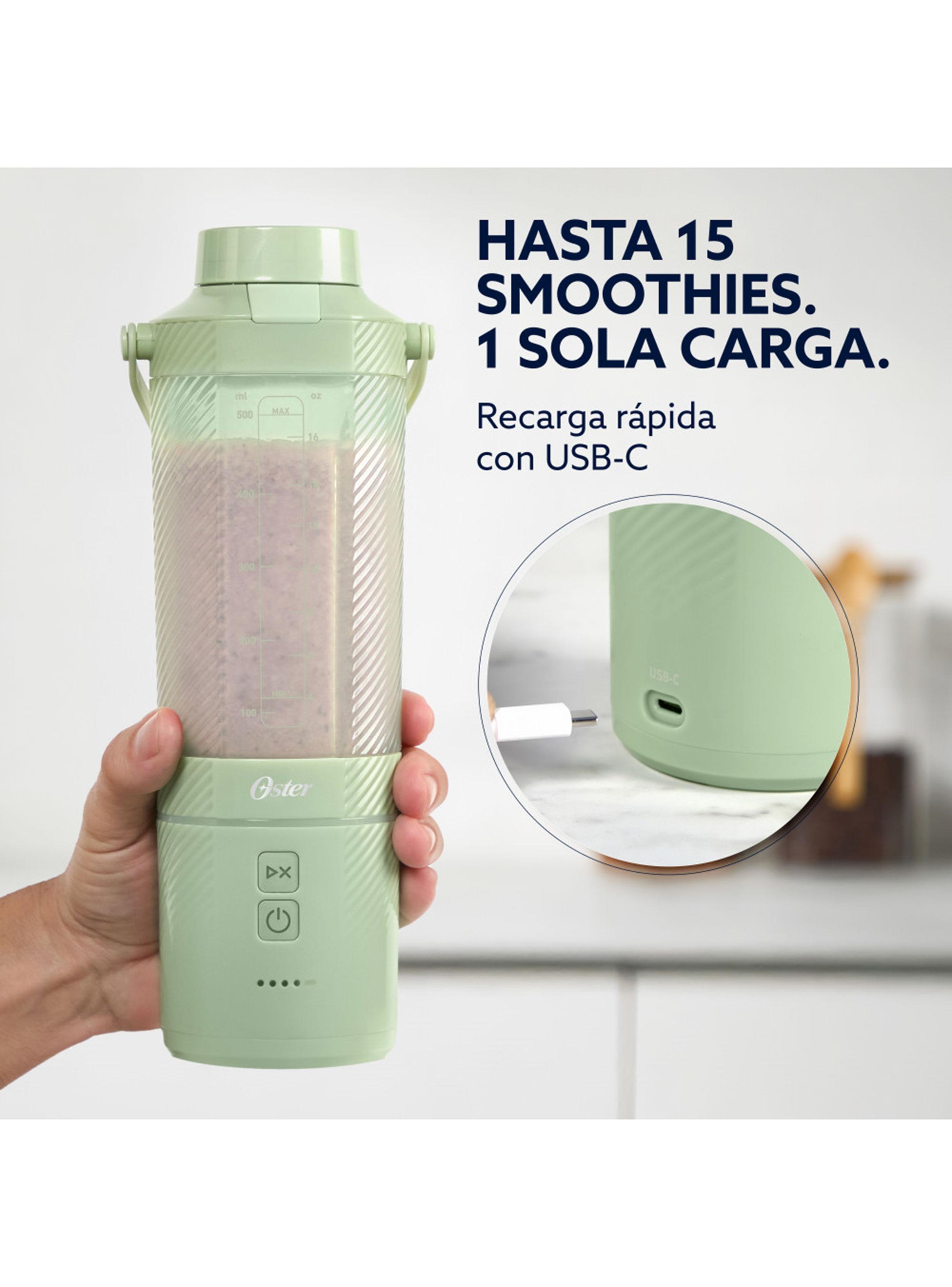 Licuadora Personal GoMax 590 ml Verde-2