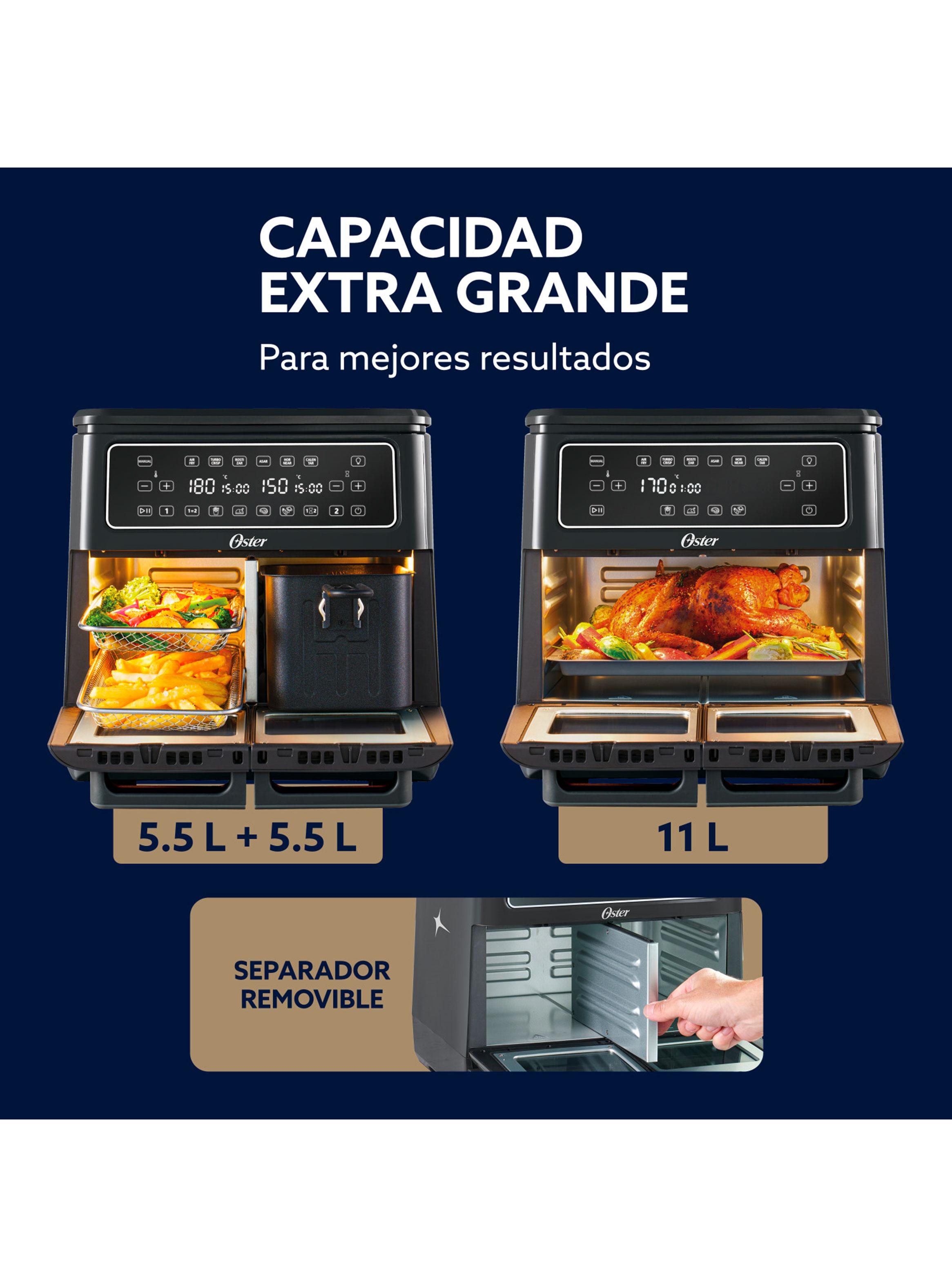 Freidora de Aire Digital 11 Litros CKSTAF11MCDDF Negro-6