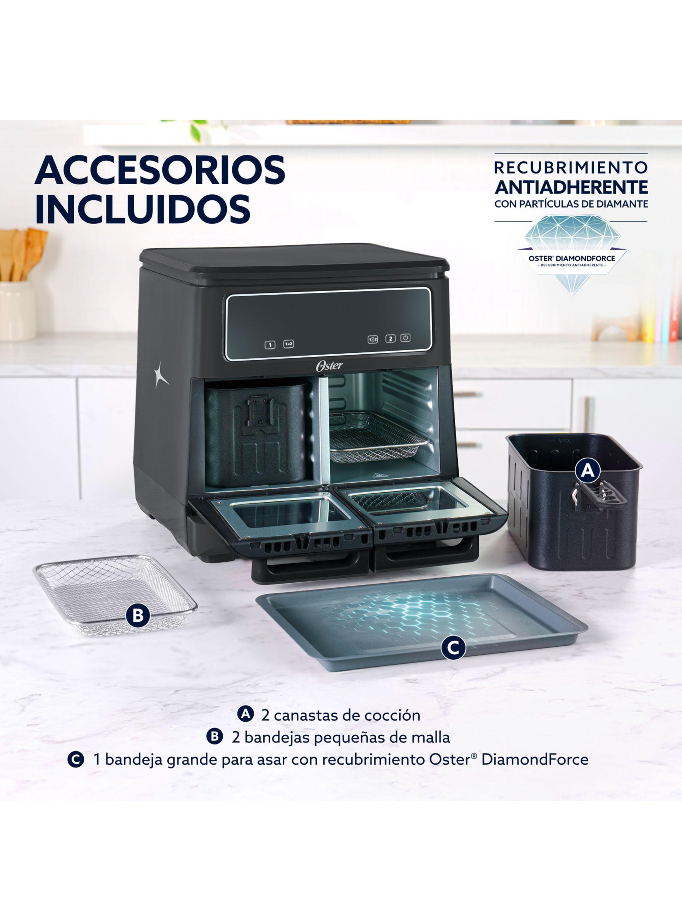 Freidora de Aire Digital 11 Litros CKSTAF11MCDDF Negro-3