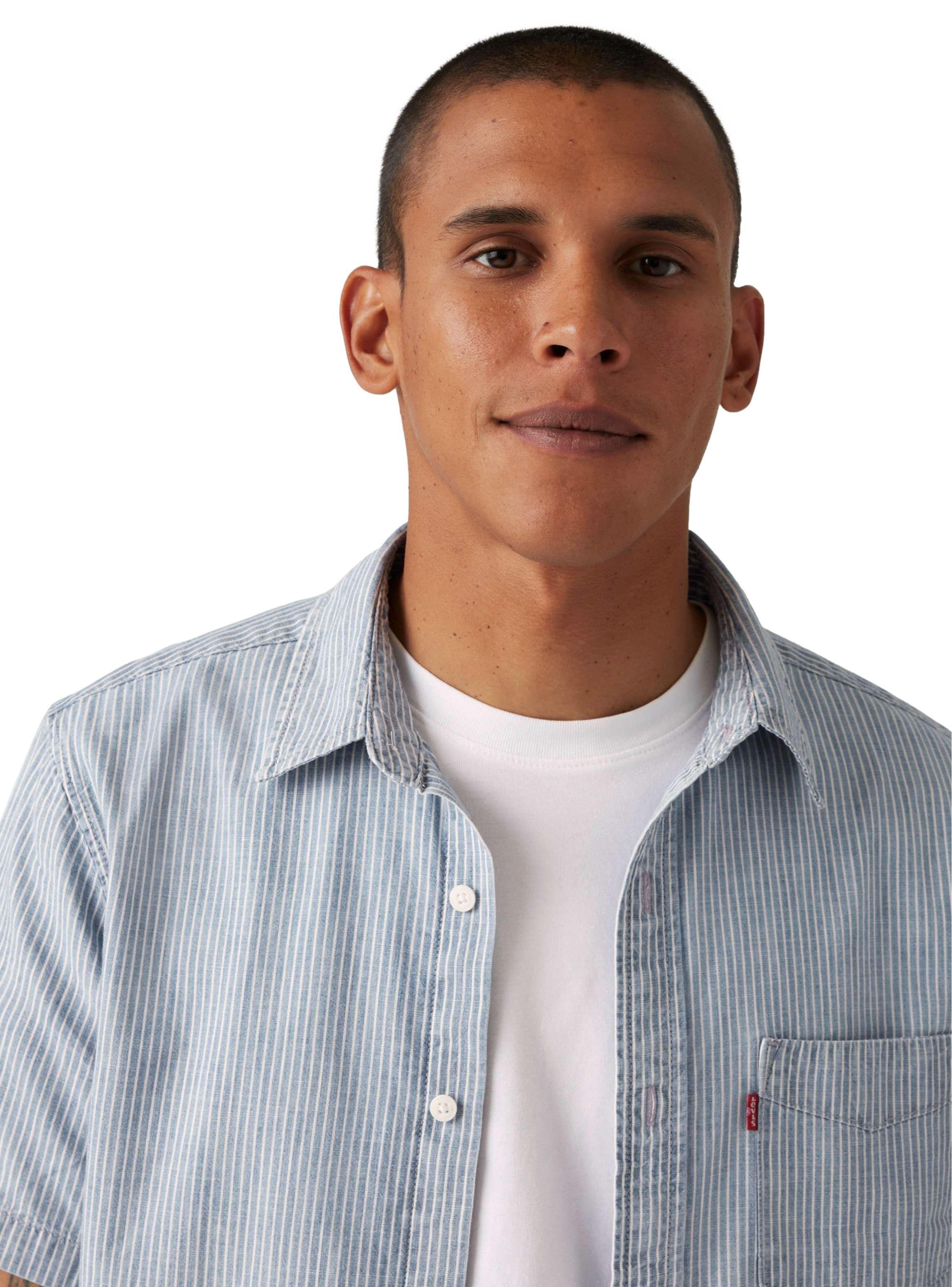 Camisa Casual Print Cuello V-3