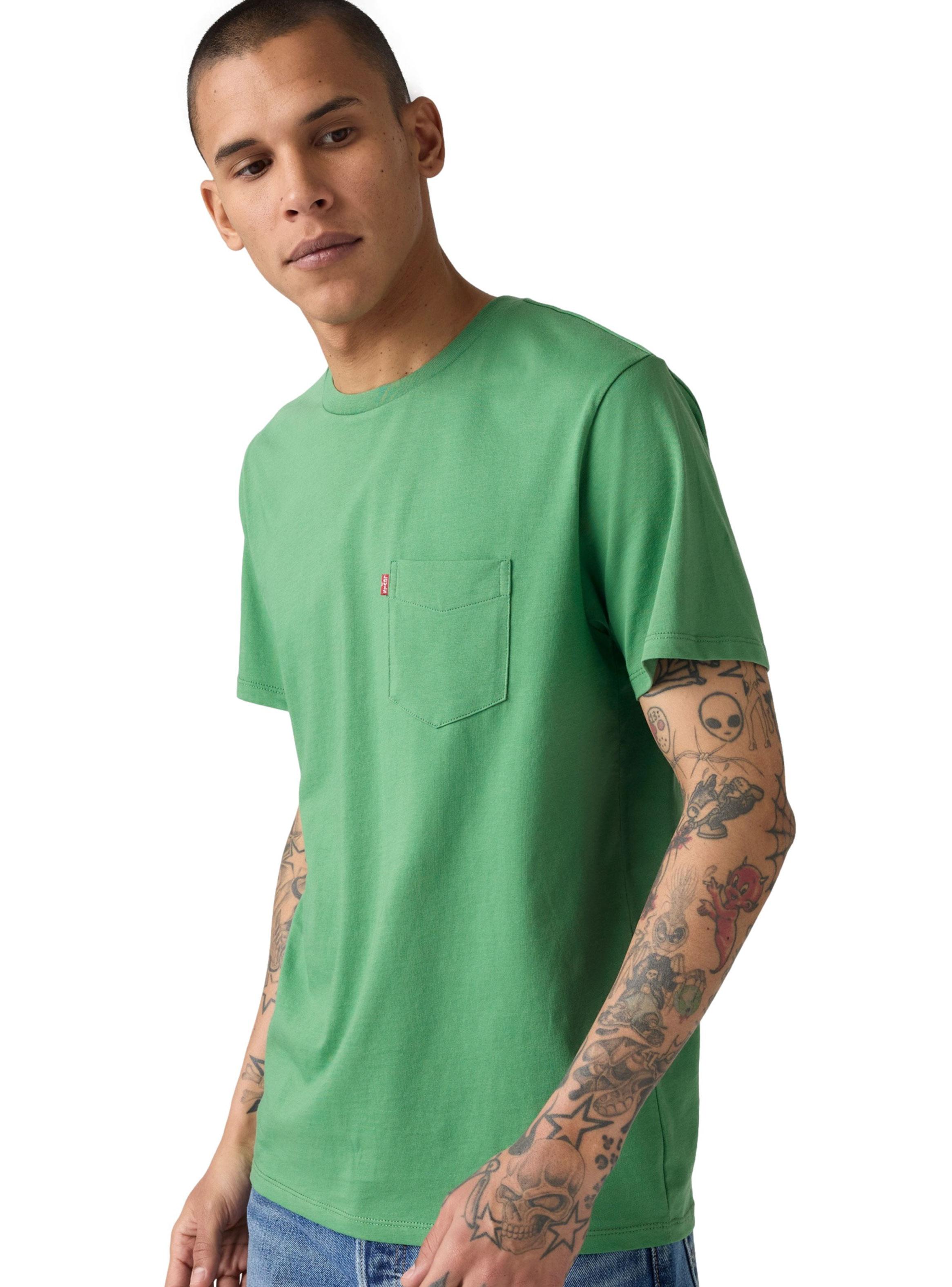 Polera Lisa Bolsillo Frontal Algodón-2