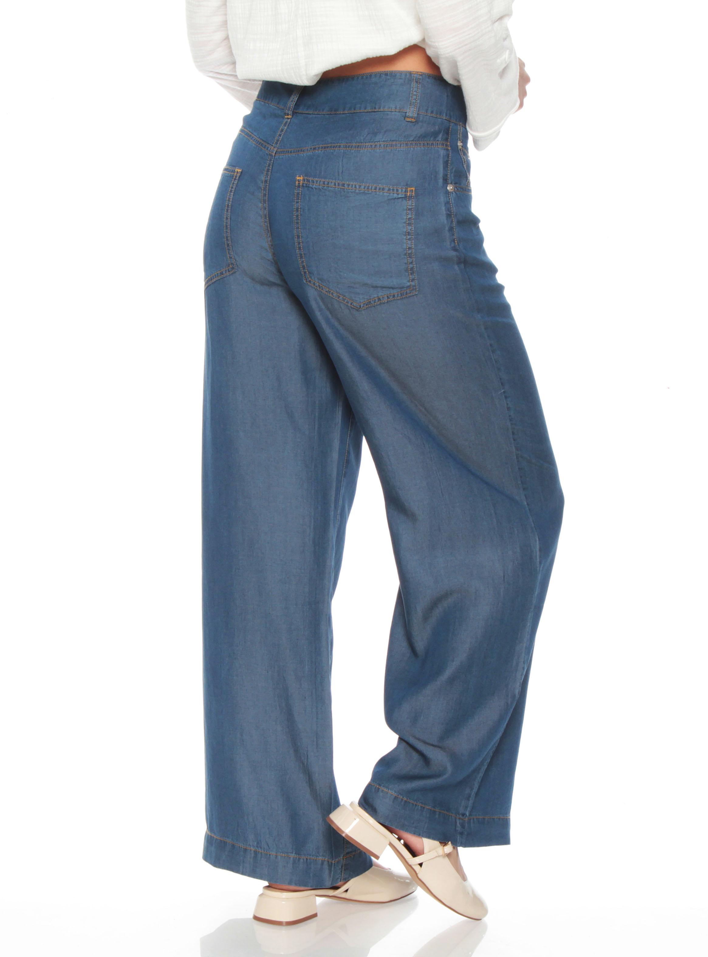 Pantalón Lyocell Wide Leg Tiro Alto Cw022-1