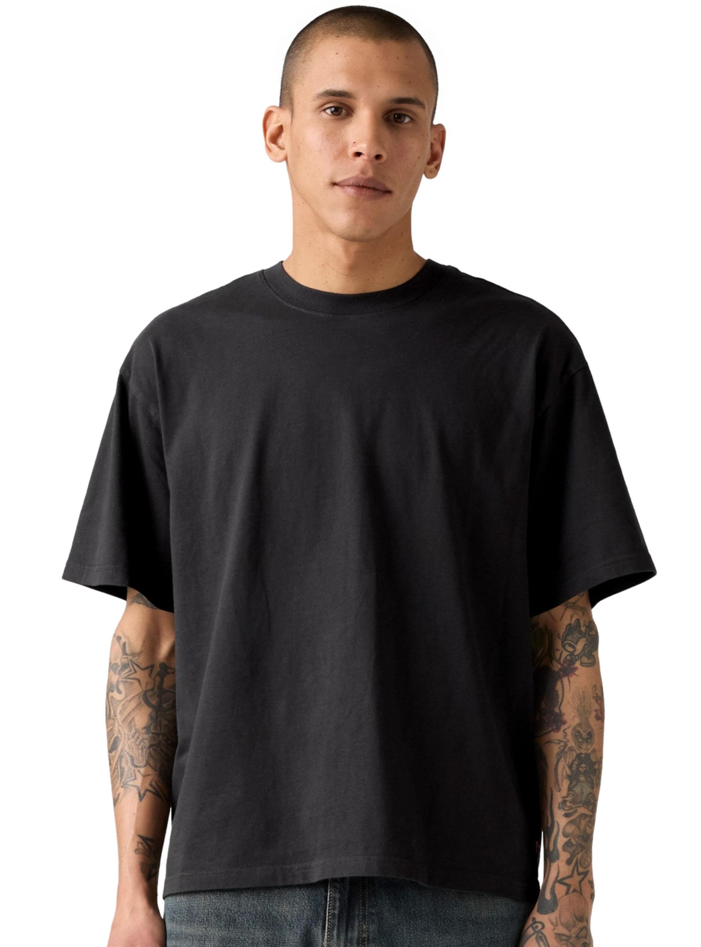 Polera Manga Corta Relaxed Lisa-0