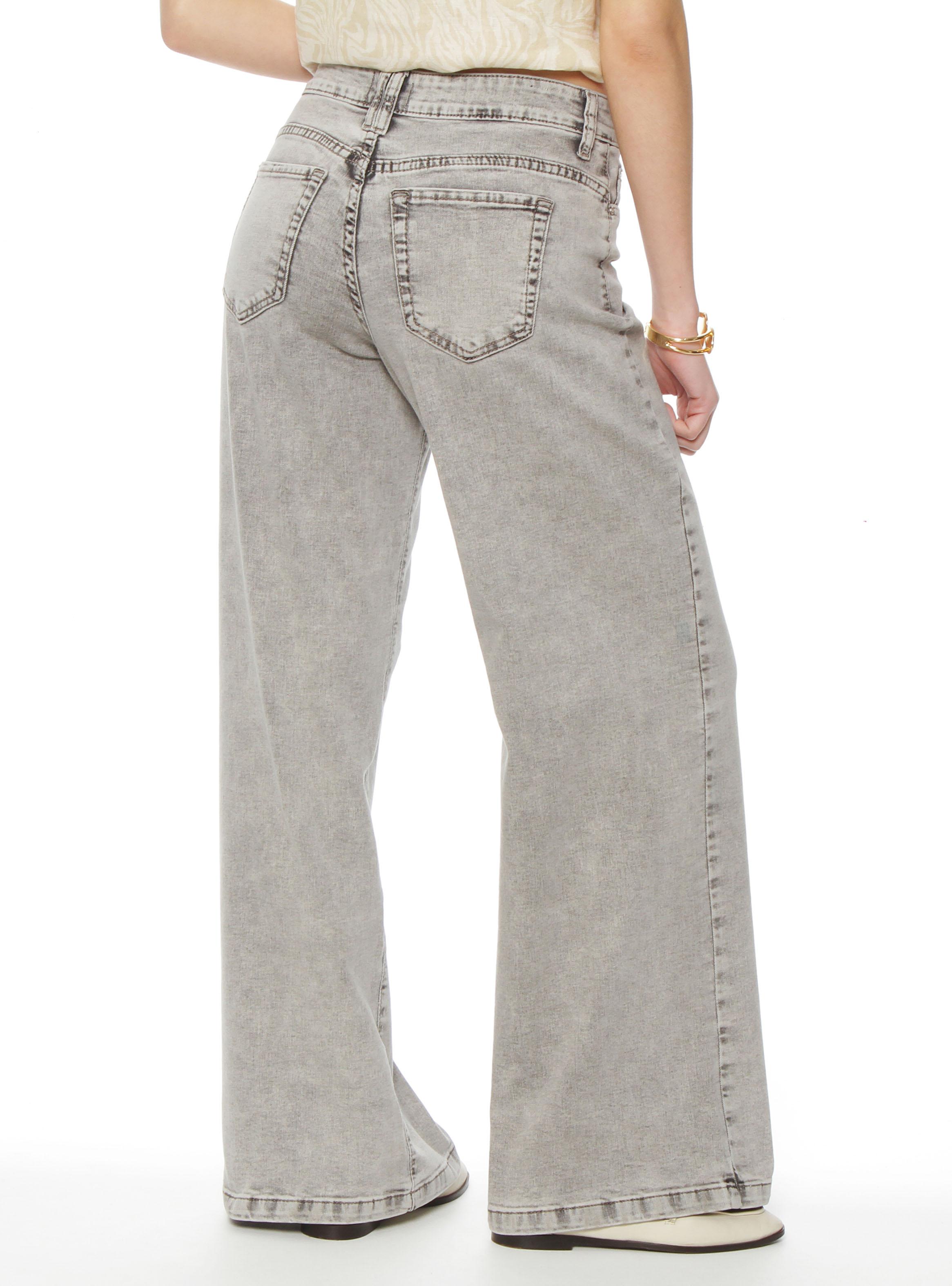 Jeans Wide Leg Tiro Alto Pretina J30-1