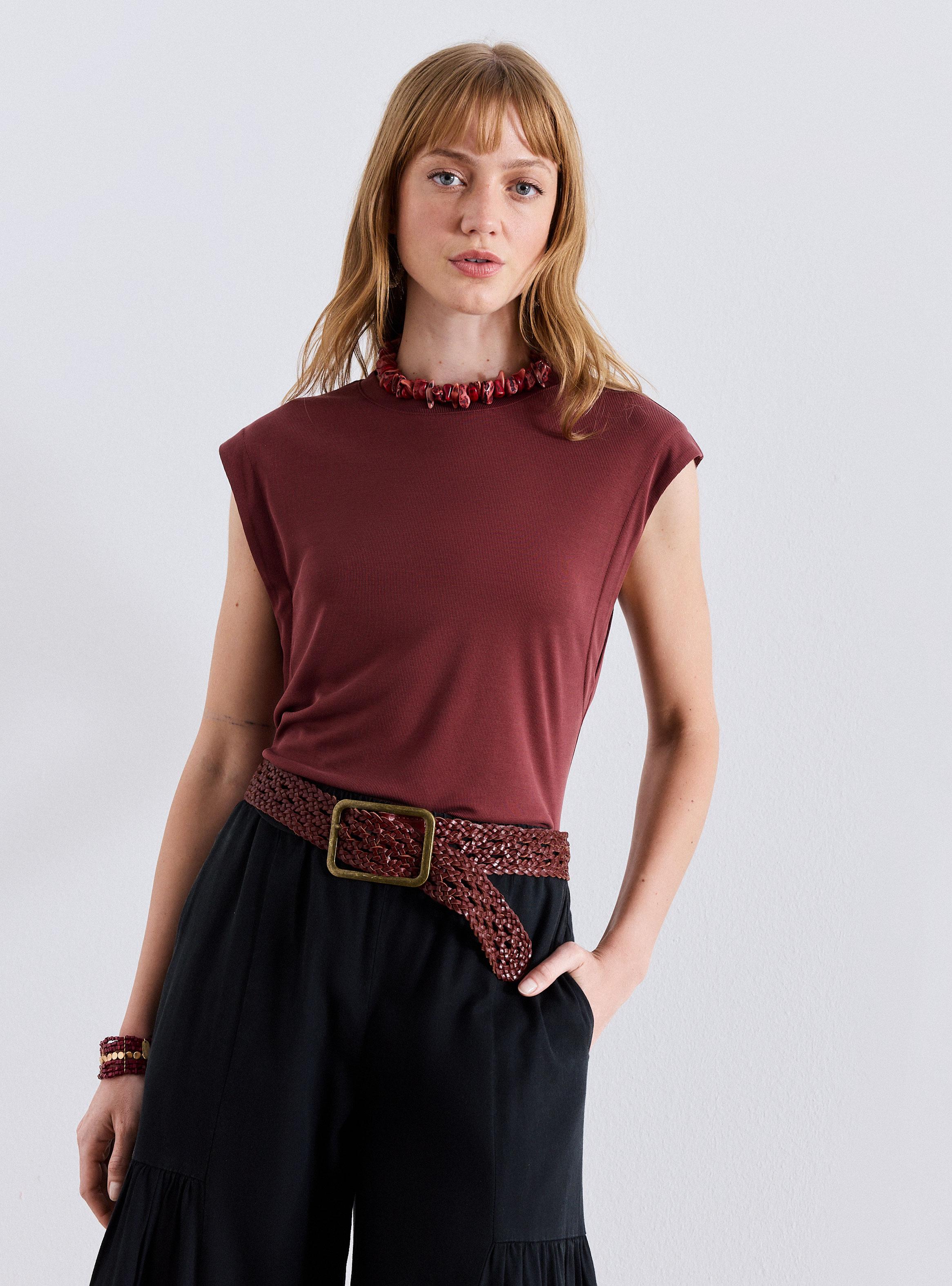 Cinturón Diseño Calado Cuero-3