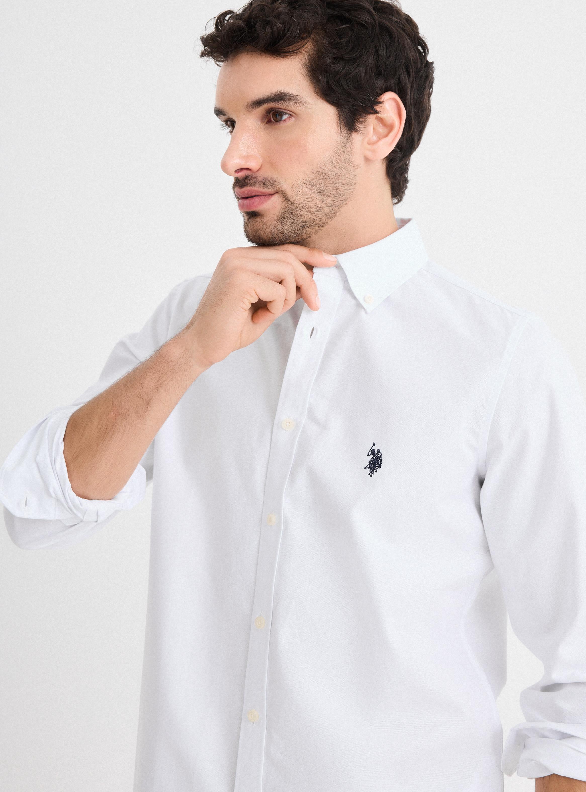 Camisa Manga Larga Basica Oxford Custom Fit-2