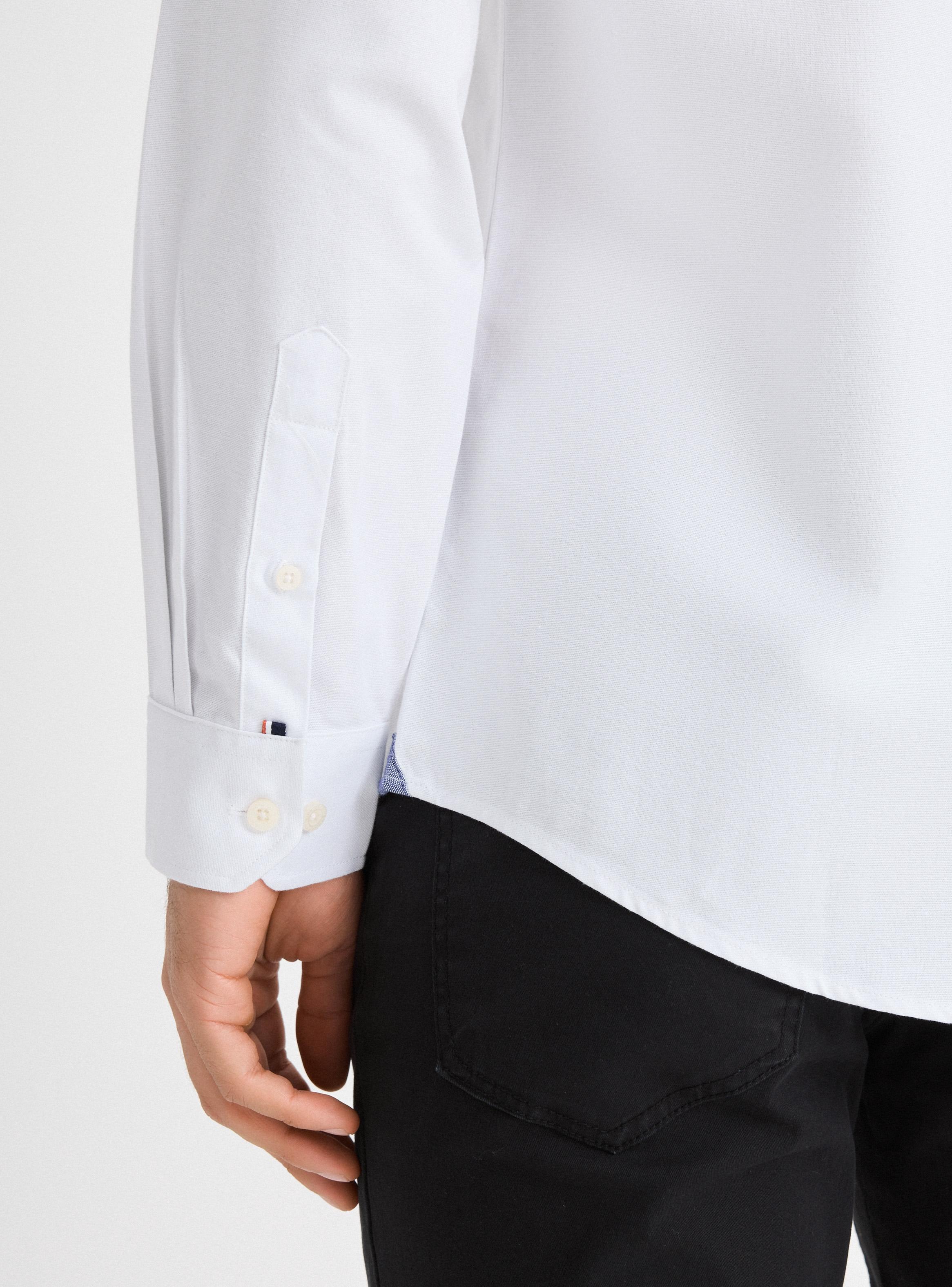 Camisa Manga Larga Basica Oxford Custom Fit-3