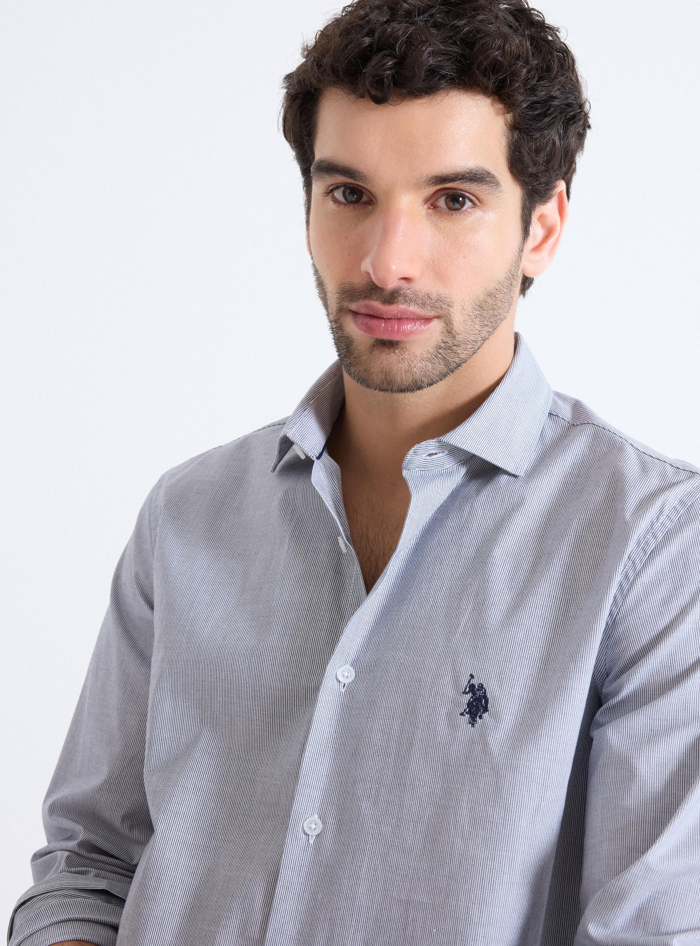 Camisa Manga Larga Work Líneas Custom Fit-2