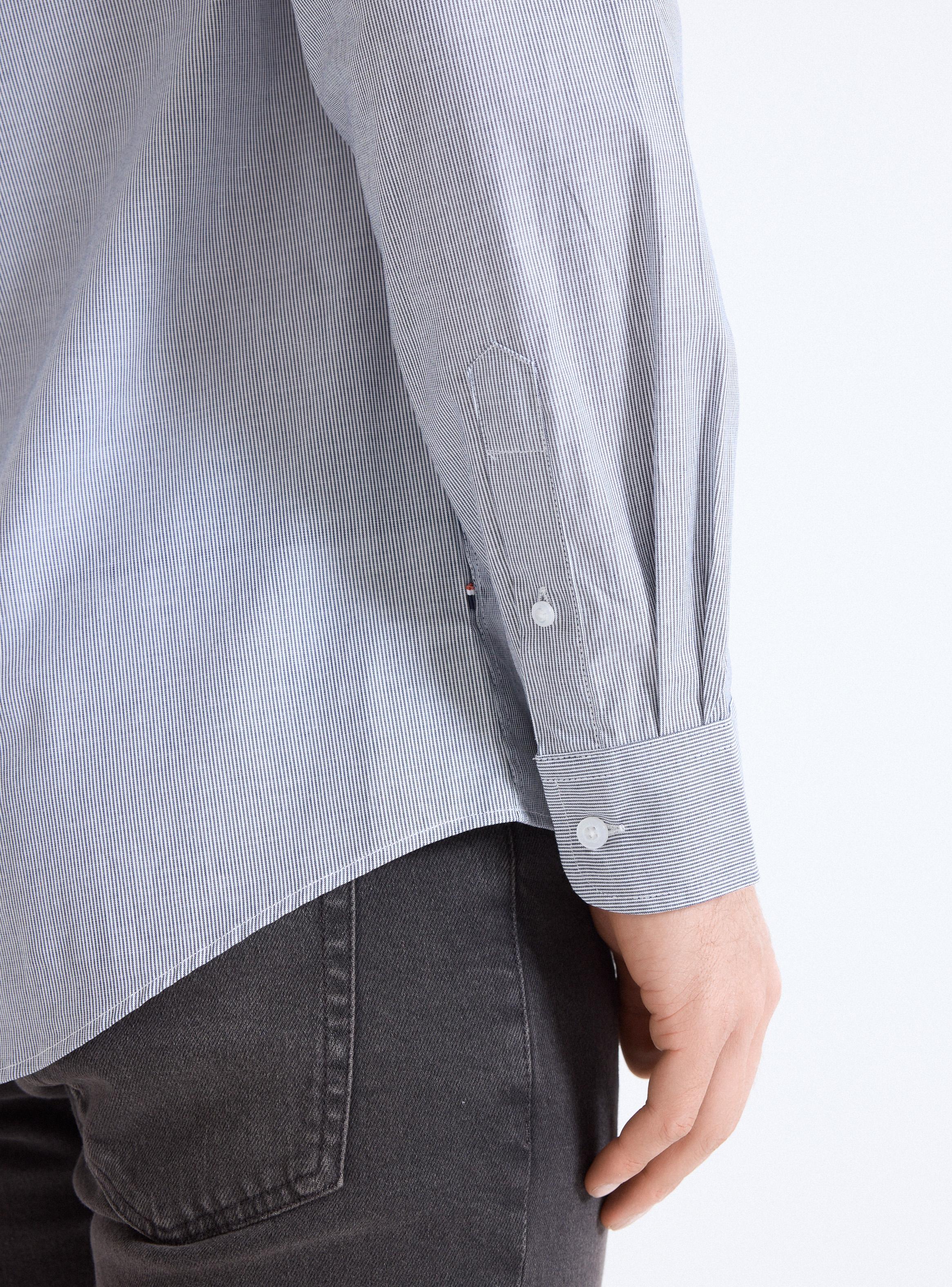 Camisa Manga Larga Work Líneas Custom Fit-3