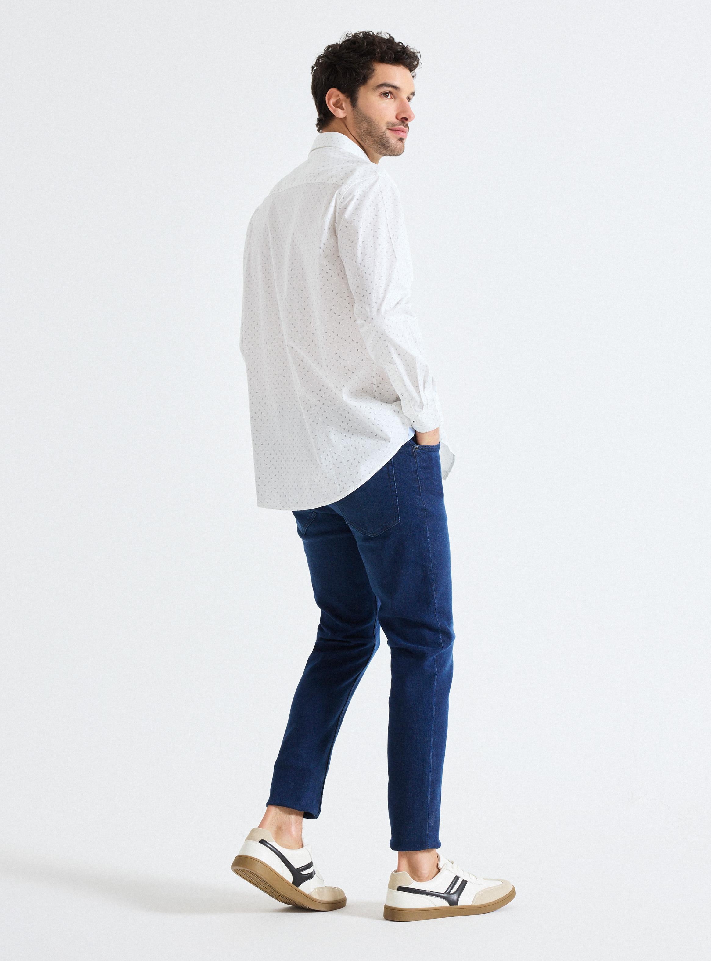 Camisa Manga Larga Puntos Regular Fit-5