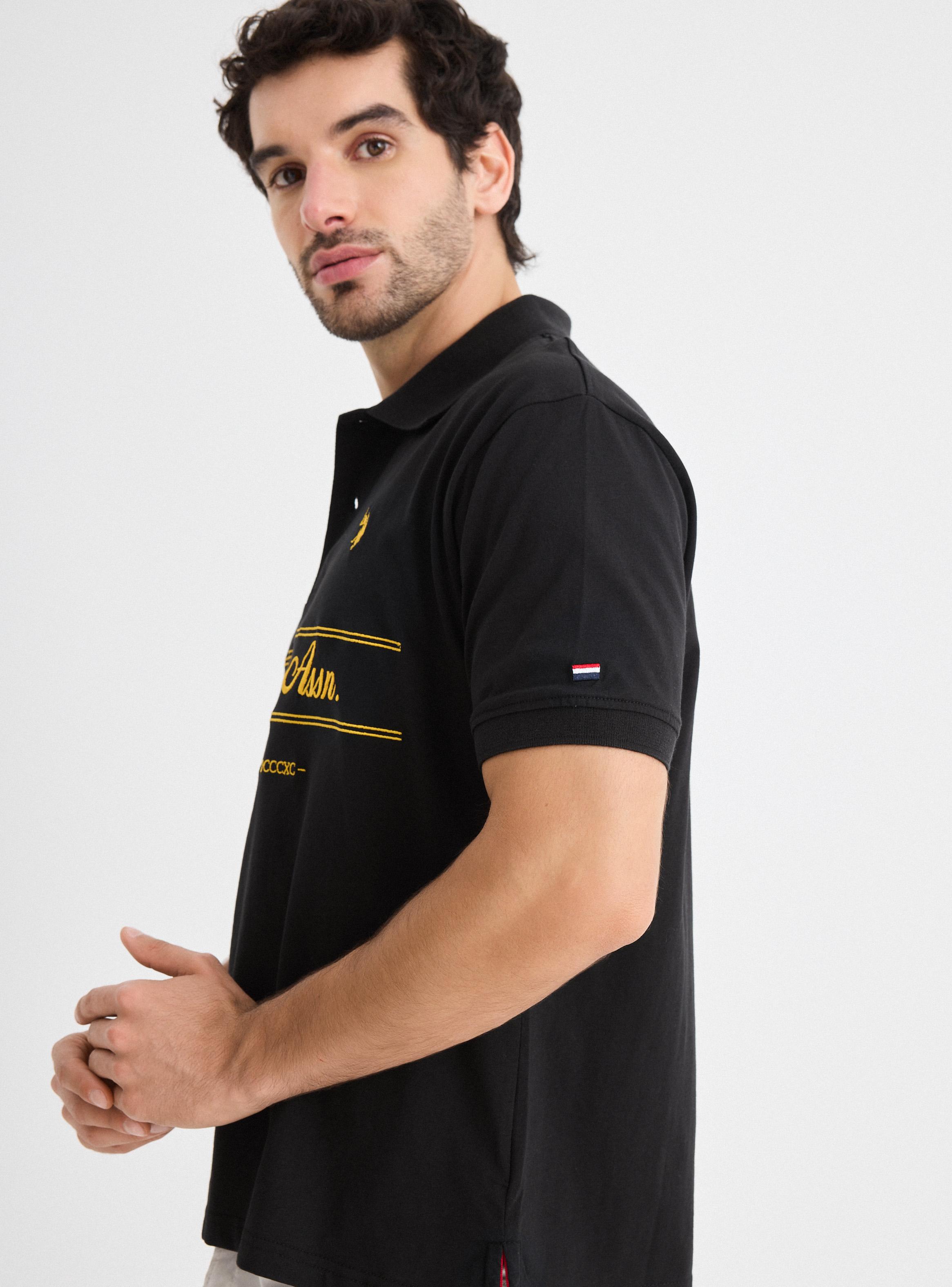Polera Jersey Regular Fit con Logo Bordado-3
