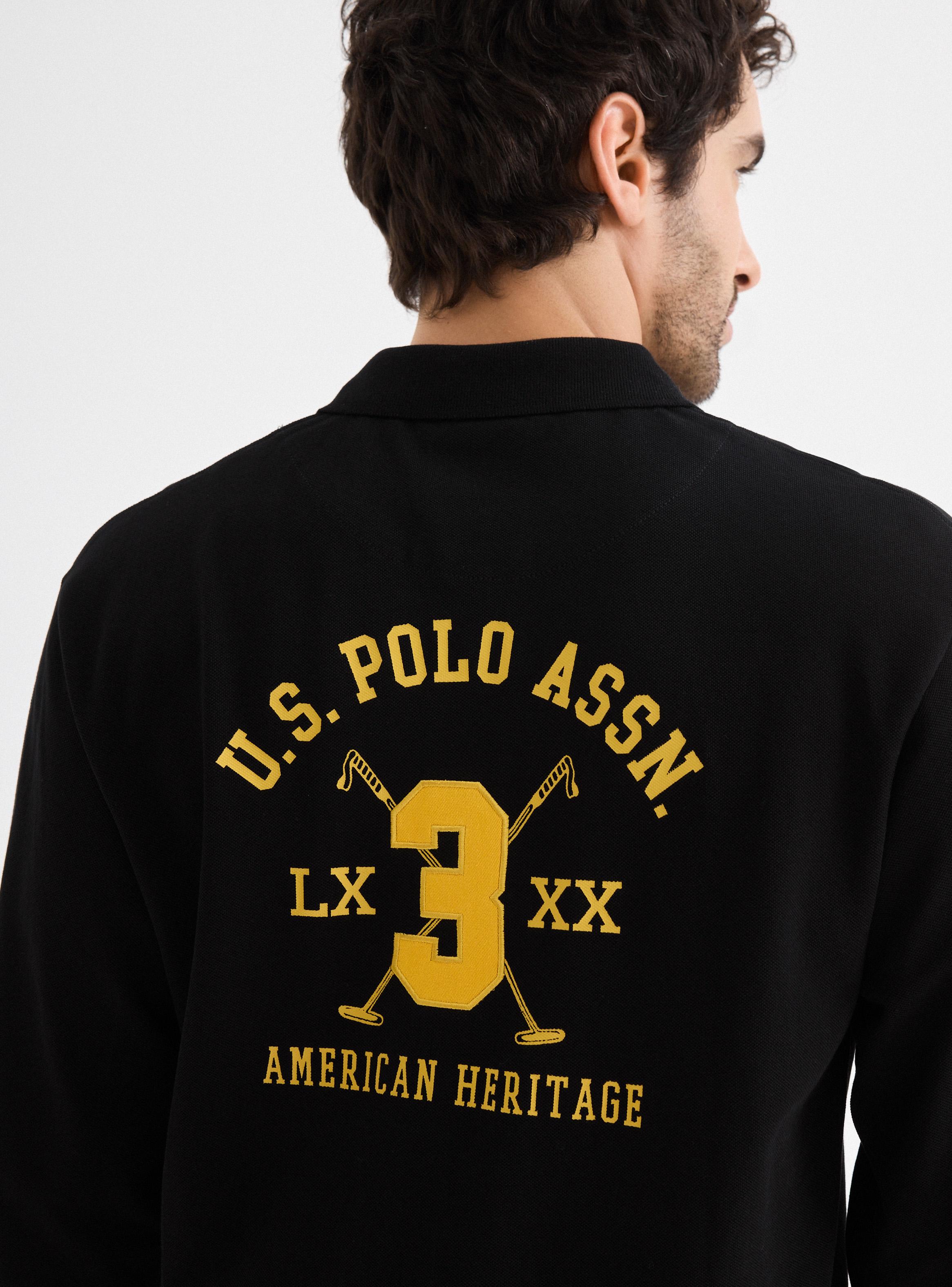 Polera Pique Manga Larga Regular Fit-3